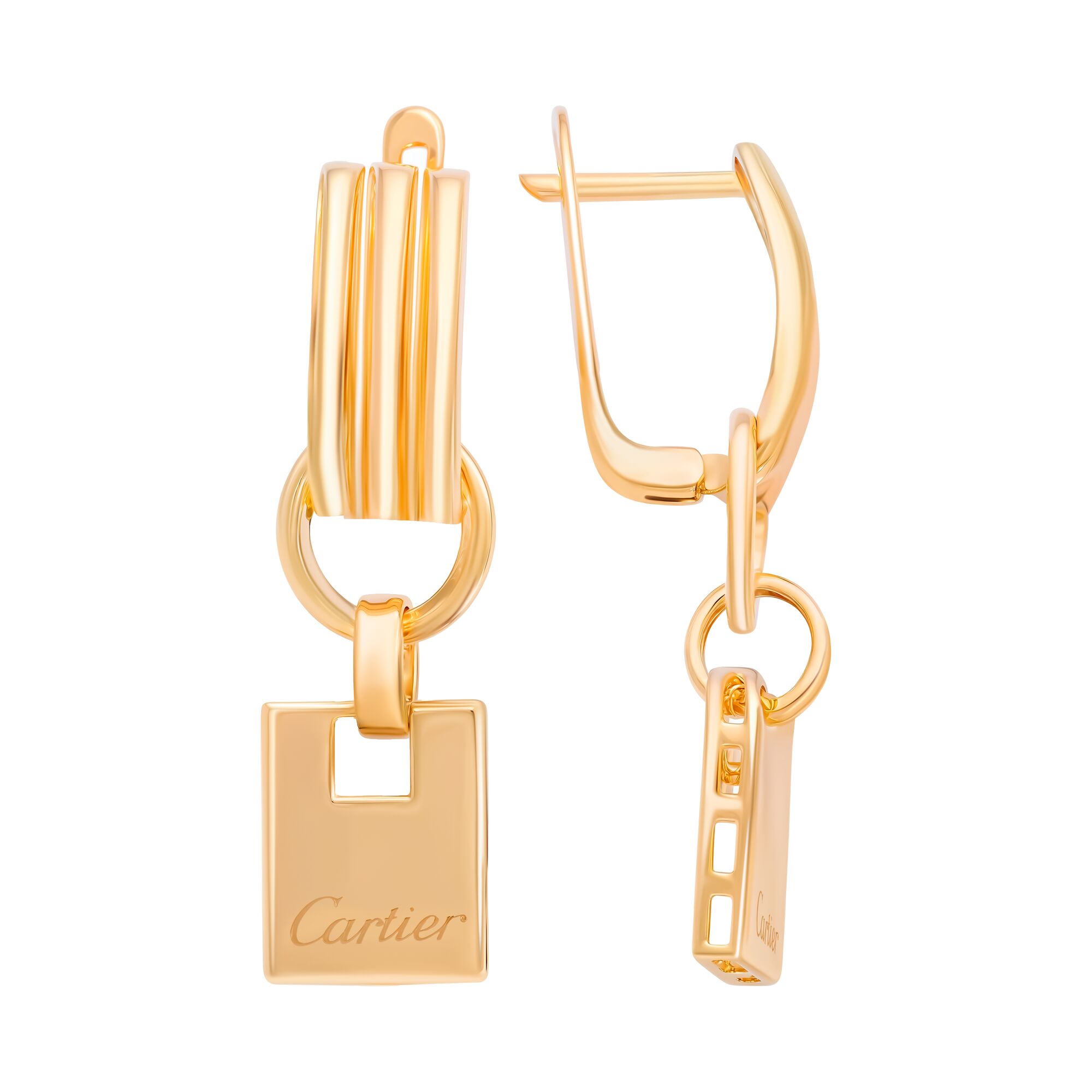 Серьги, золото, 585, 5.96г, 60088, изображение 2 | GoldMarket.kz