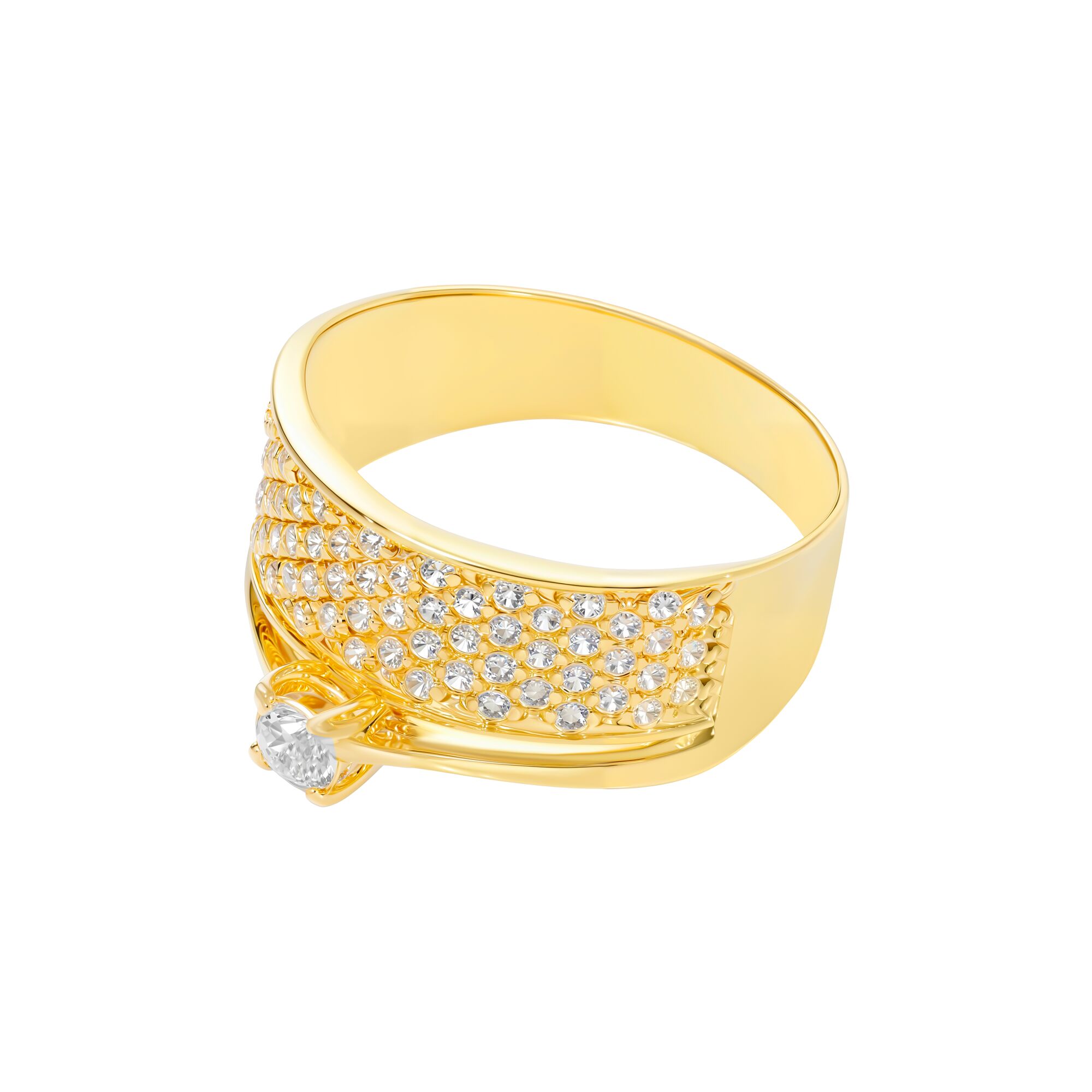 Кольцо, золото, 585, 4.71г, 60091, изображение 2 | GoldMarket.kz