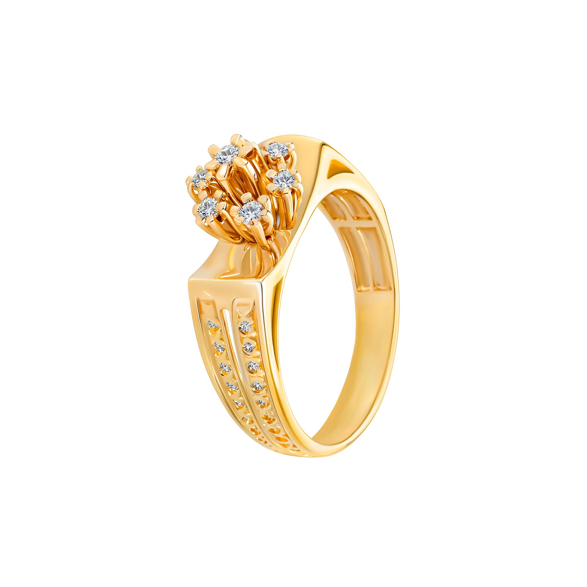 Кольцо, золото, 585, 4.66г, 60410 | GoldMarket.kz