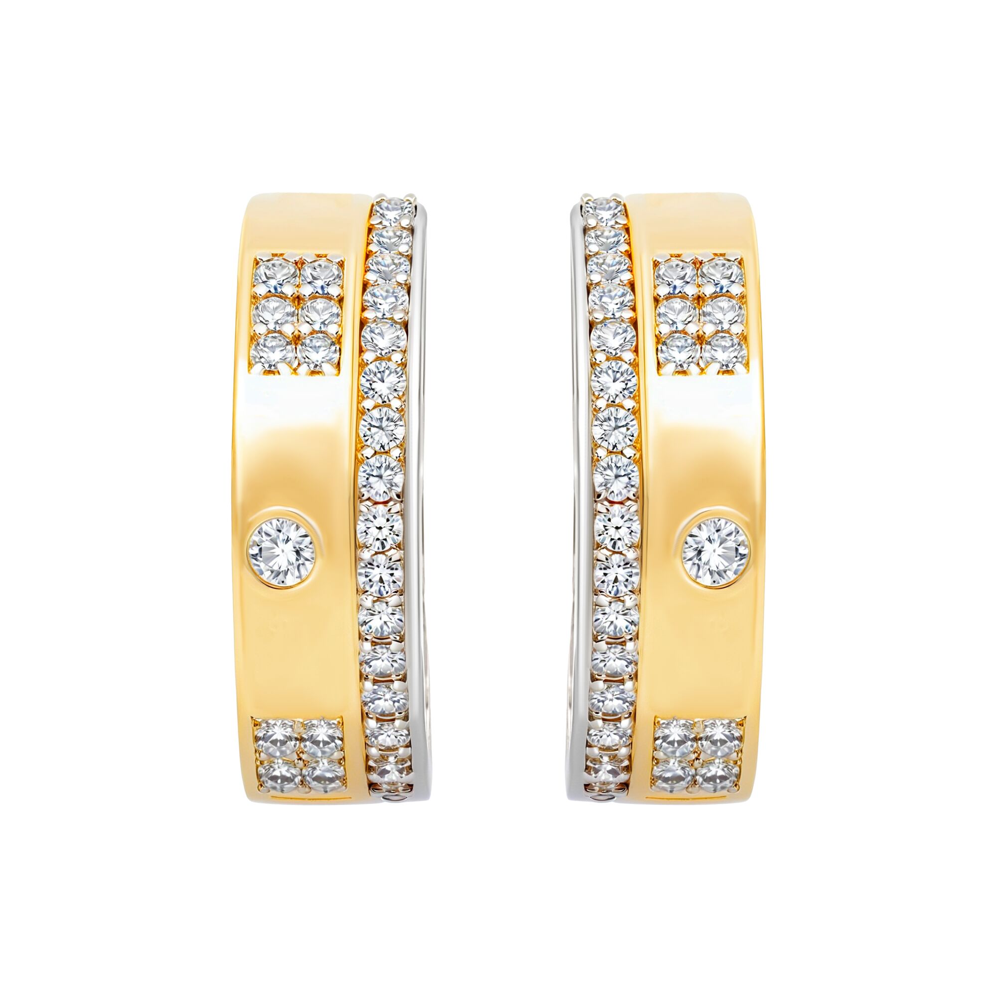 Серьги, золото, 585, 4.75г, 60461 | GoldMarket.kz