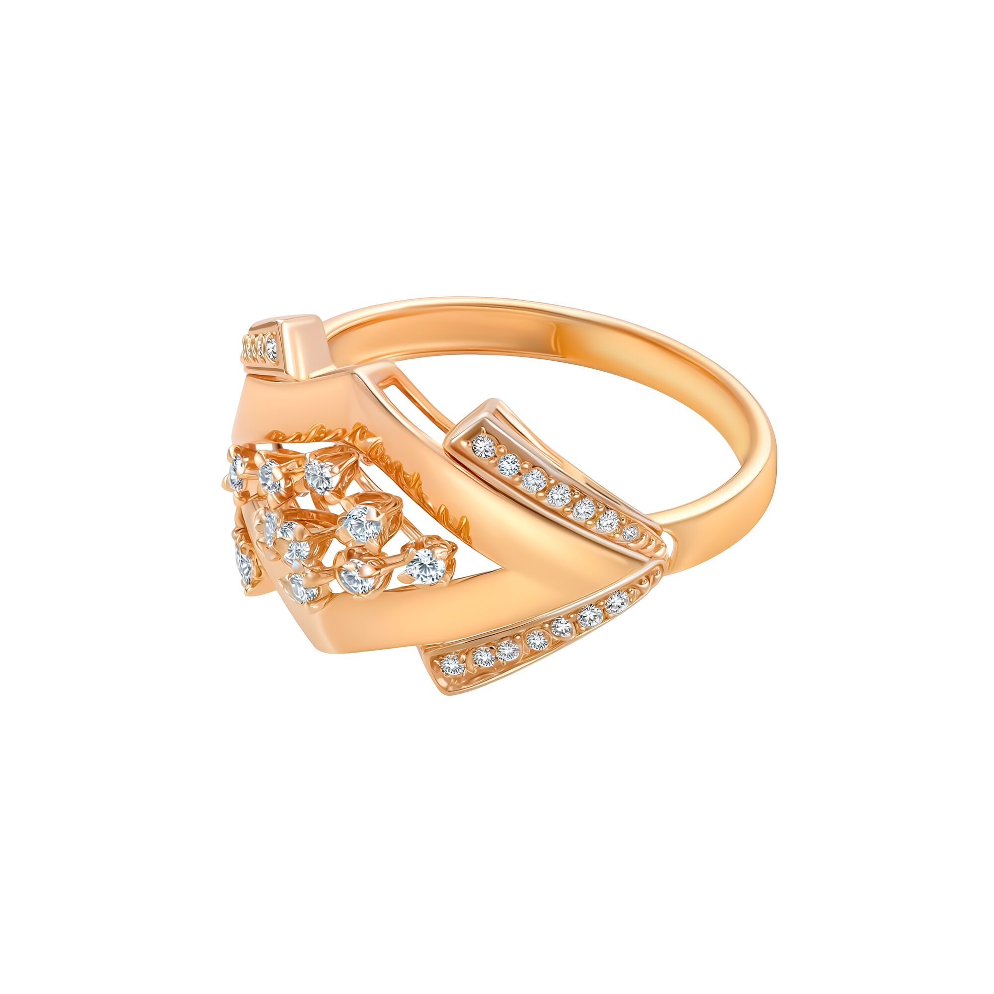 Кольцо, золото, 585, 3.1г, 60470, изображение 2 | GoldMarket.kz