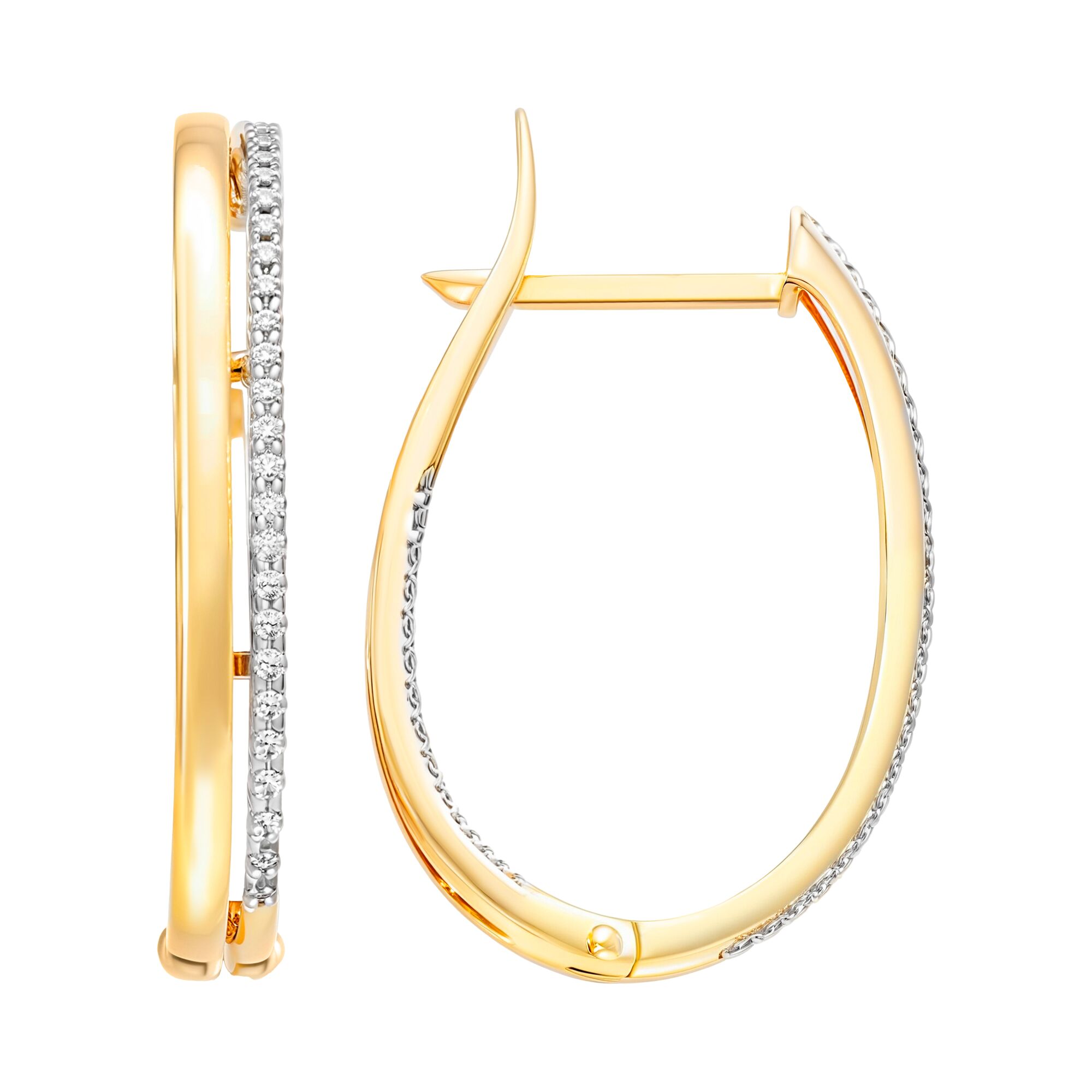 Серьги, золото, 585, 4.84г, 60485, изображение 2 | GoldMarket.kz