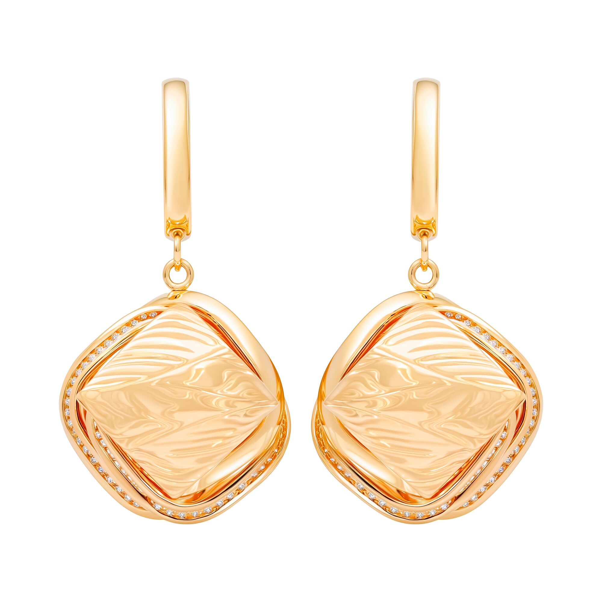 Серьги, золото, 585, 5.57г, 60496 | GoldMarket.kz