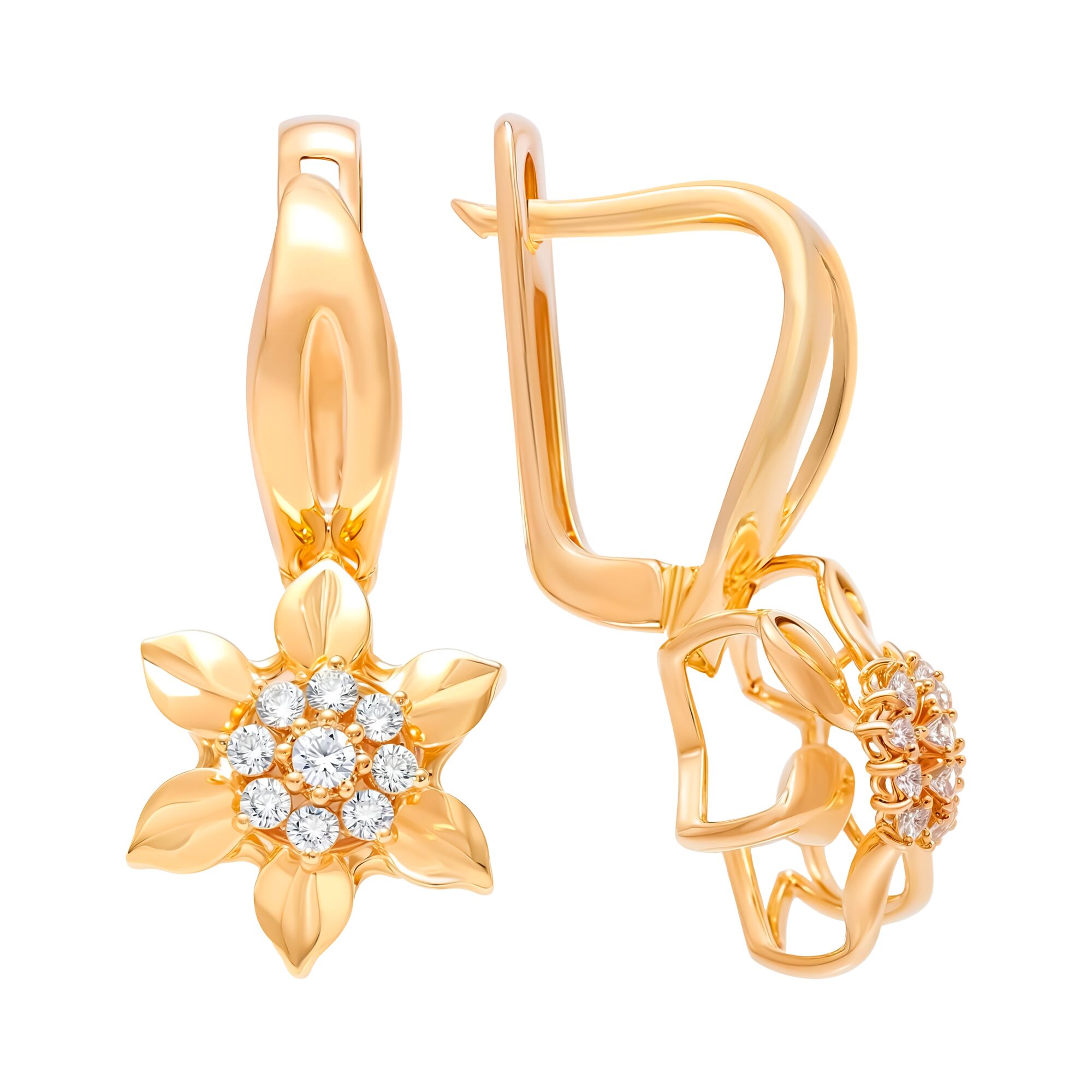 Серьги, золото, 585, 3.33г, 60500, изображение 2 | GoldMarket.kz