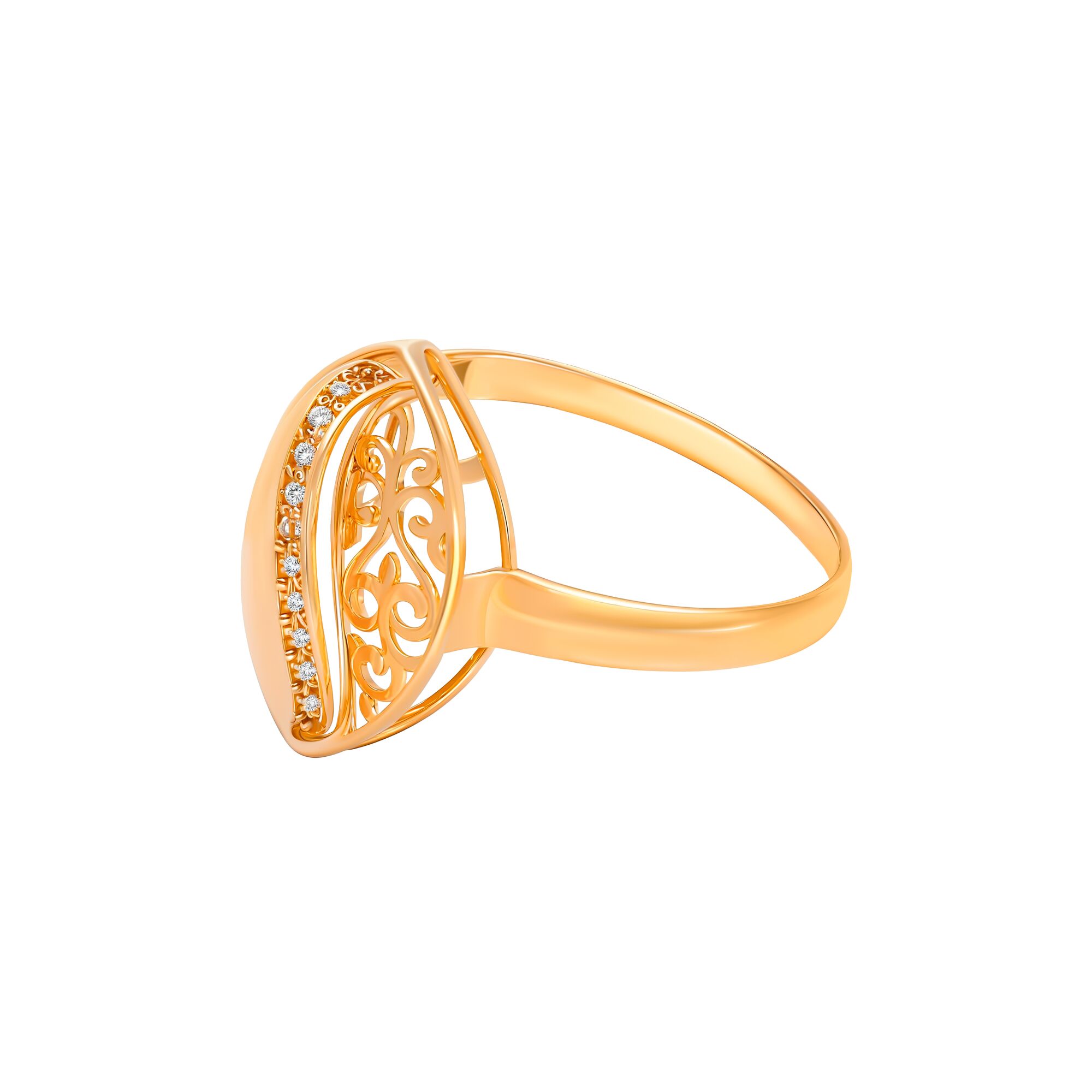 Кольцо, золото, 585, 1.77г, 60518, изображение 2 | GoldMarket.kz