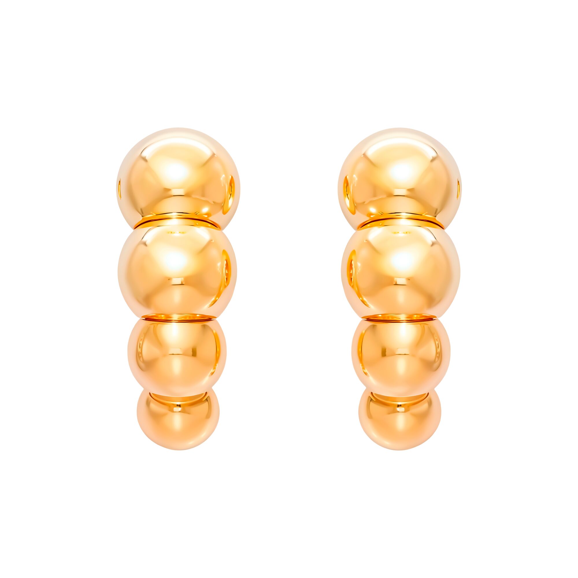 Серьги, золото, 585, 6.4г, 60545 | GoldMarket.kz