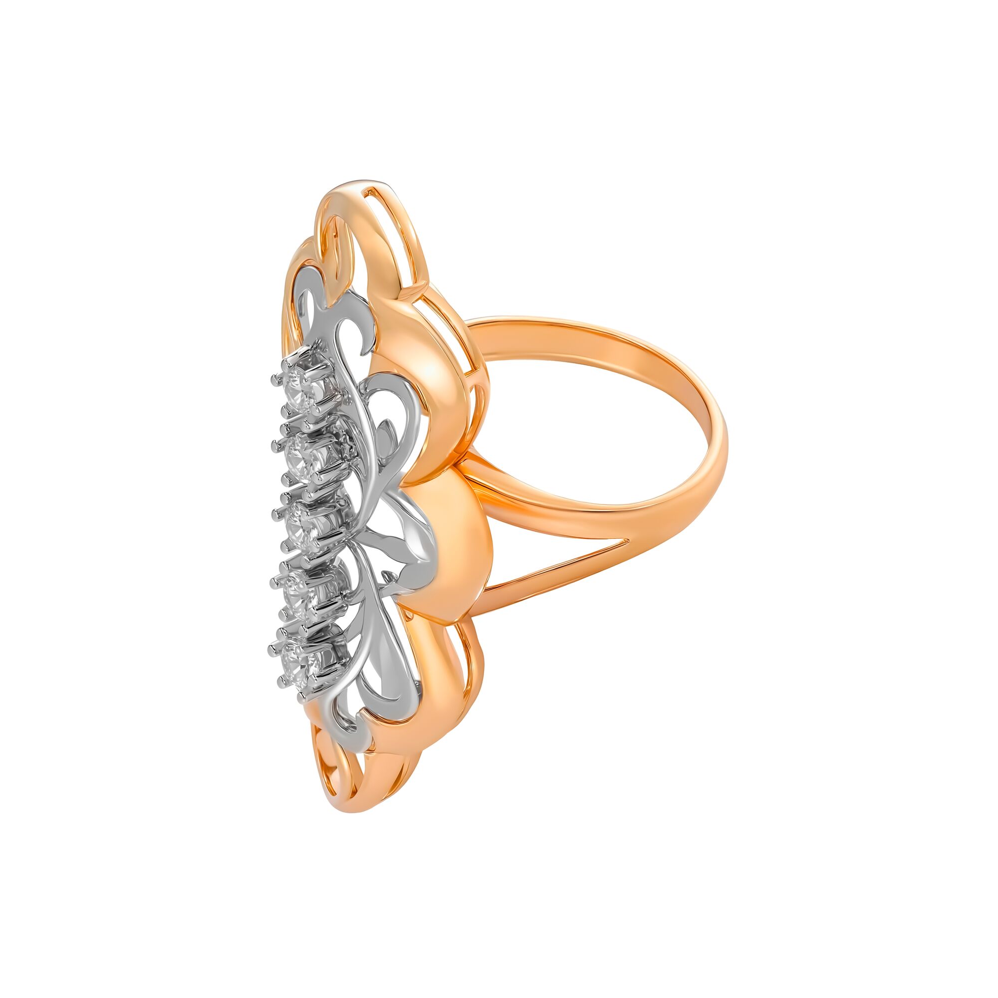 Кольцо, золото, 585, 4.58г, 60557, изображение 2 | GoldMarket.kz