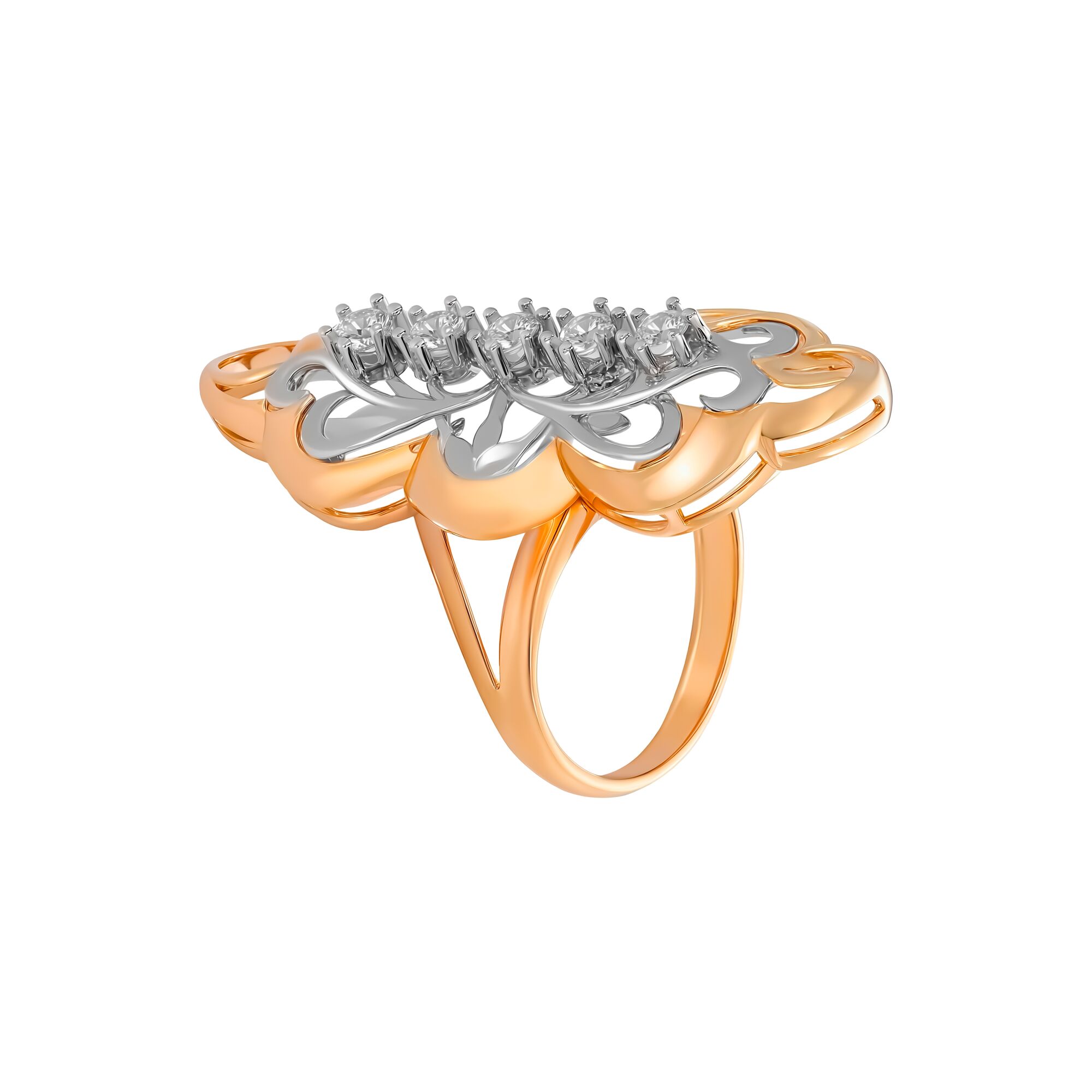 Кольцо, золото, 585, 4.58г, 60557 | GoldMarket.kz