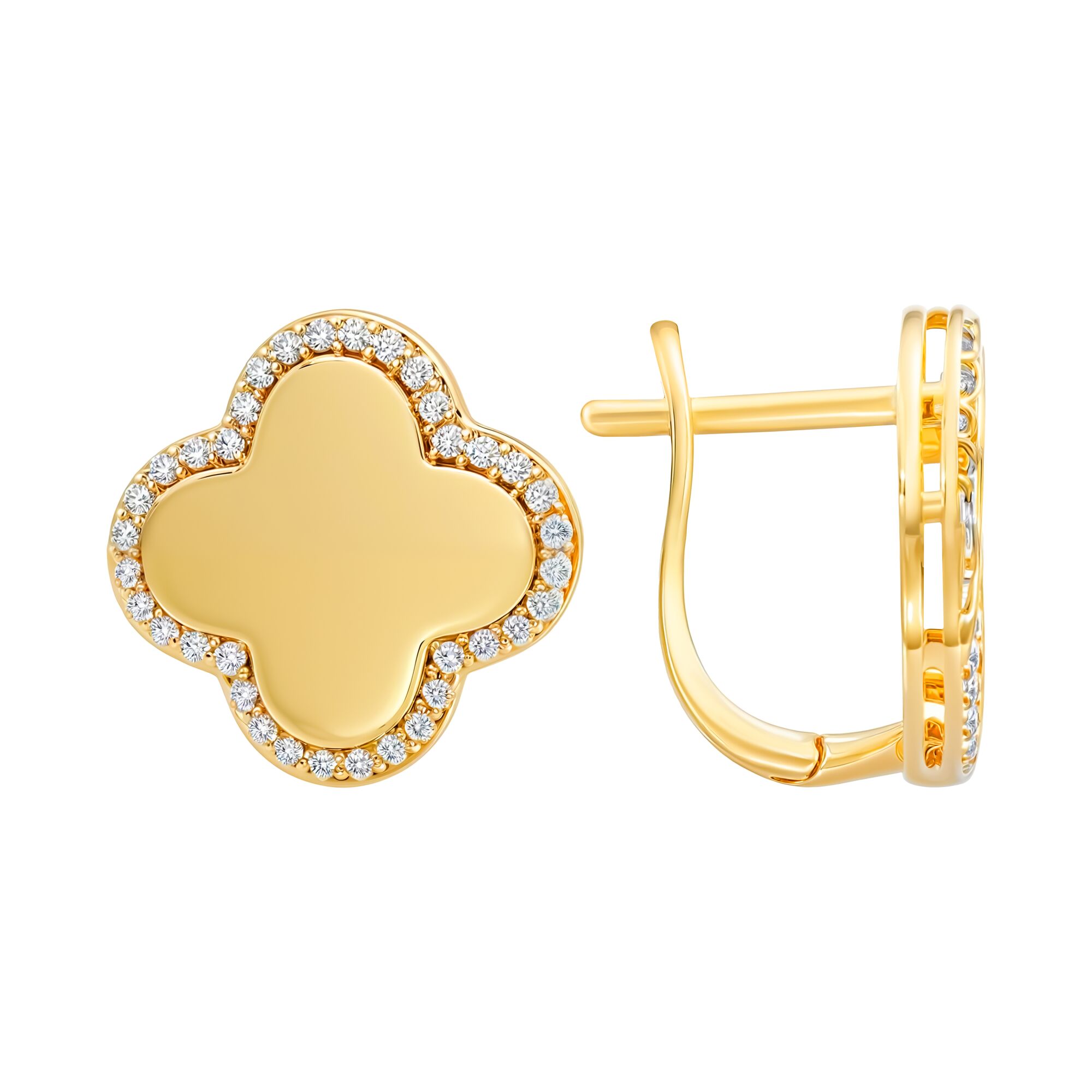 Серьги, золото, 585, 4.92г, 60580, изображение 2 | GoldMarket.kz