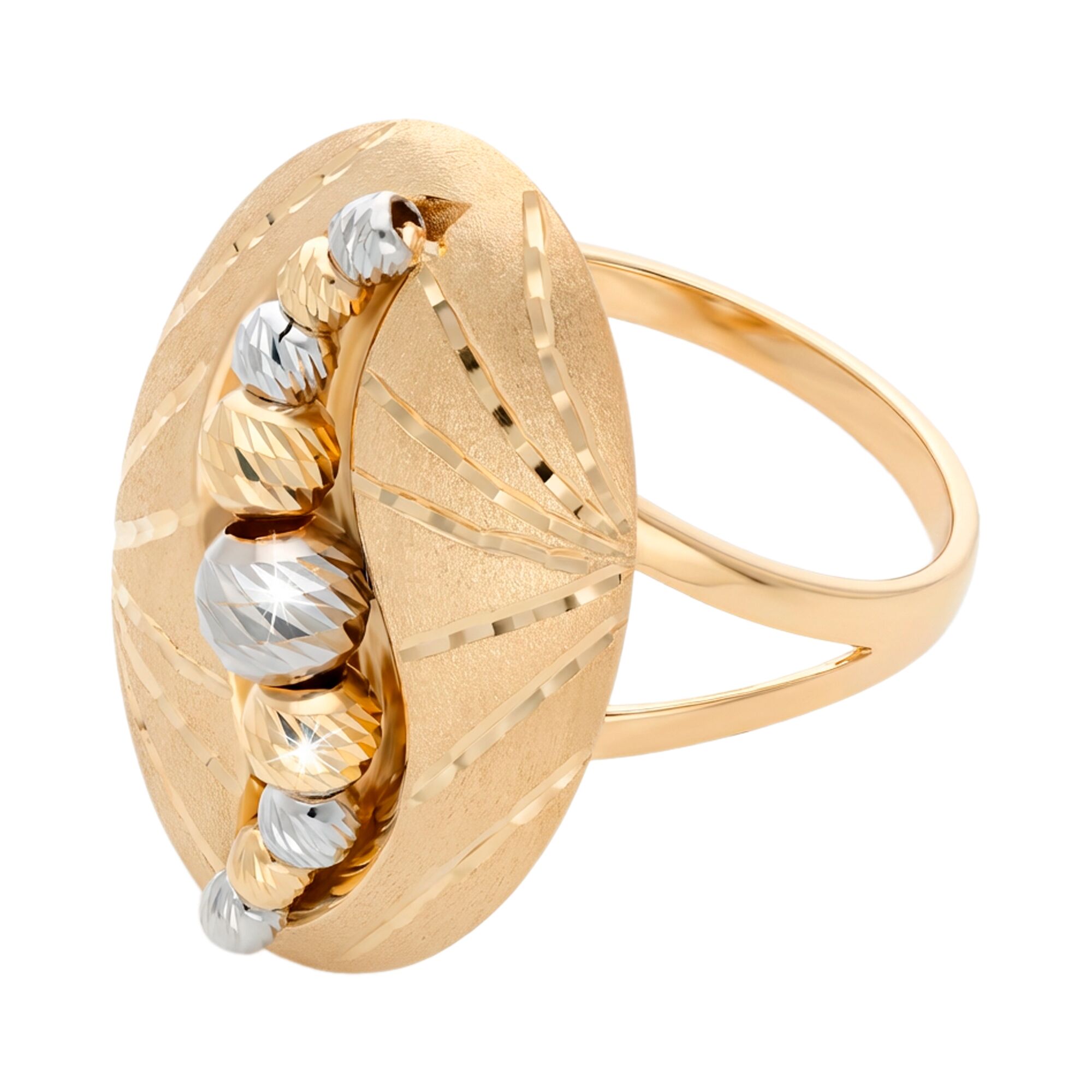 Кольцо, золото, 585, 4.64г, 60121, изображение 2 | GoldMarket.kz