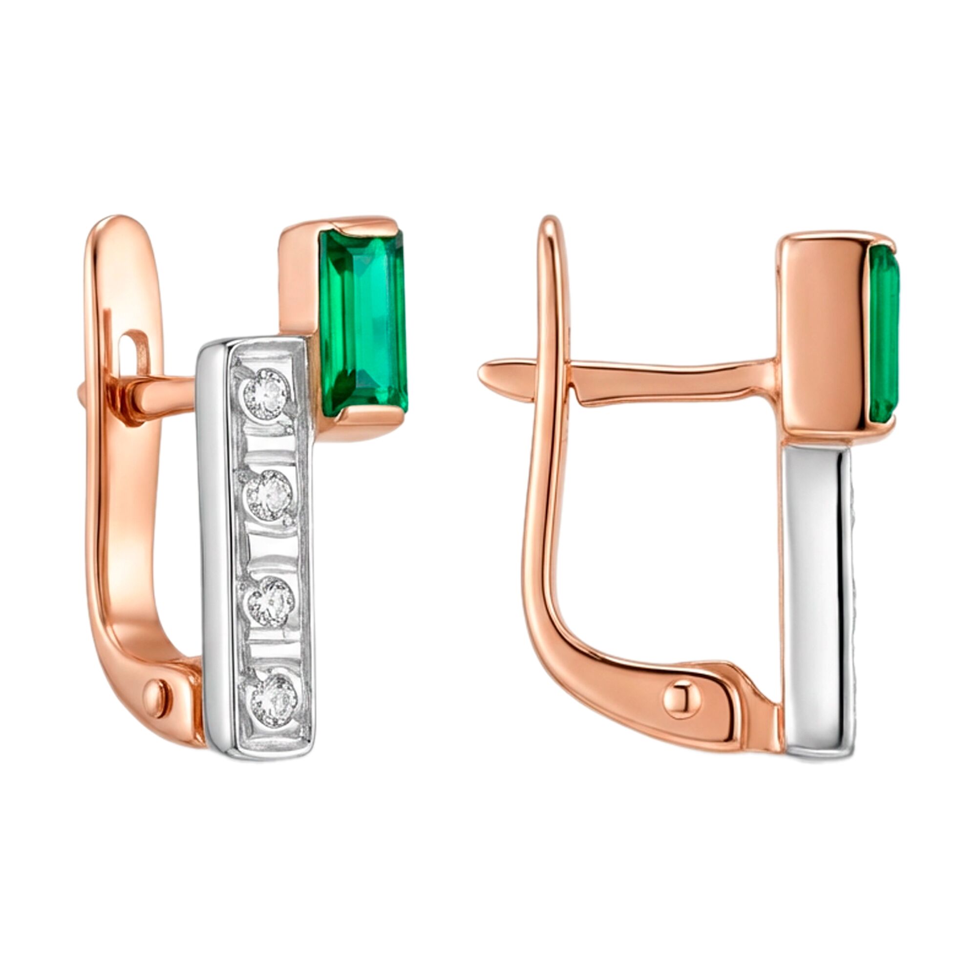 Серьги, золото, 585, 3.06г, 60130, изображение 2 | GoldMarket.kz