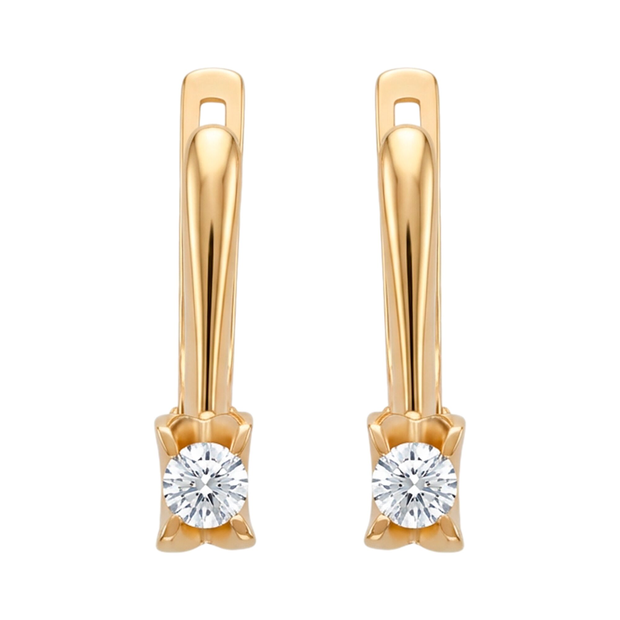 Серьги, золото, 585, 3.28г, 60131 | GoldMarket.kz