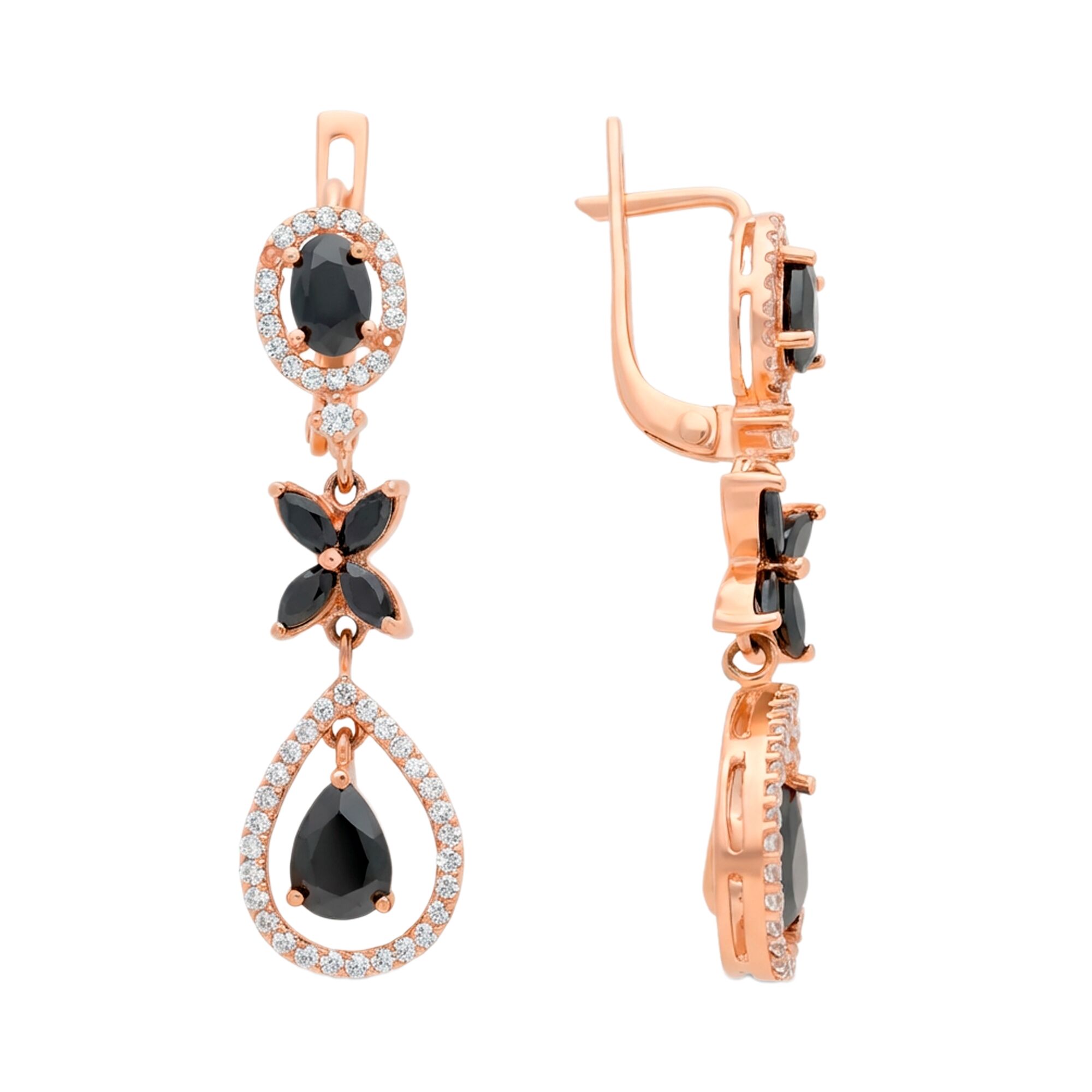 Серьги, золото, 585, 7.65г, 60138, изображение 2 | GoldMarket.kz