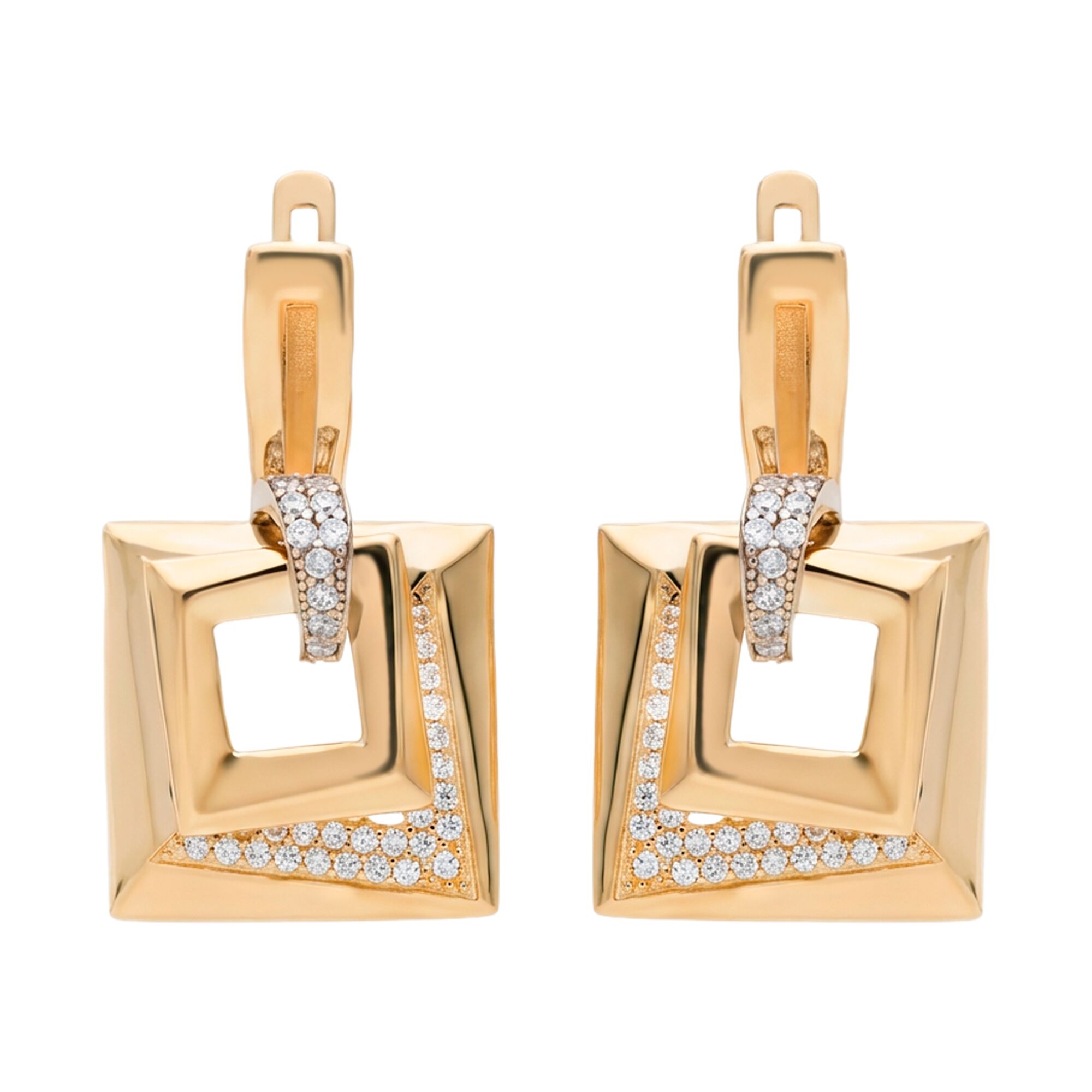 Серьги, золото, 585, 7.73г, 60163 | GoldMarket.kz