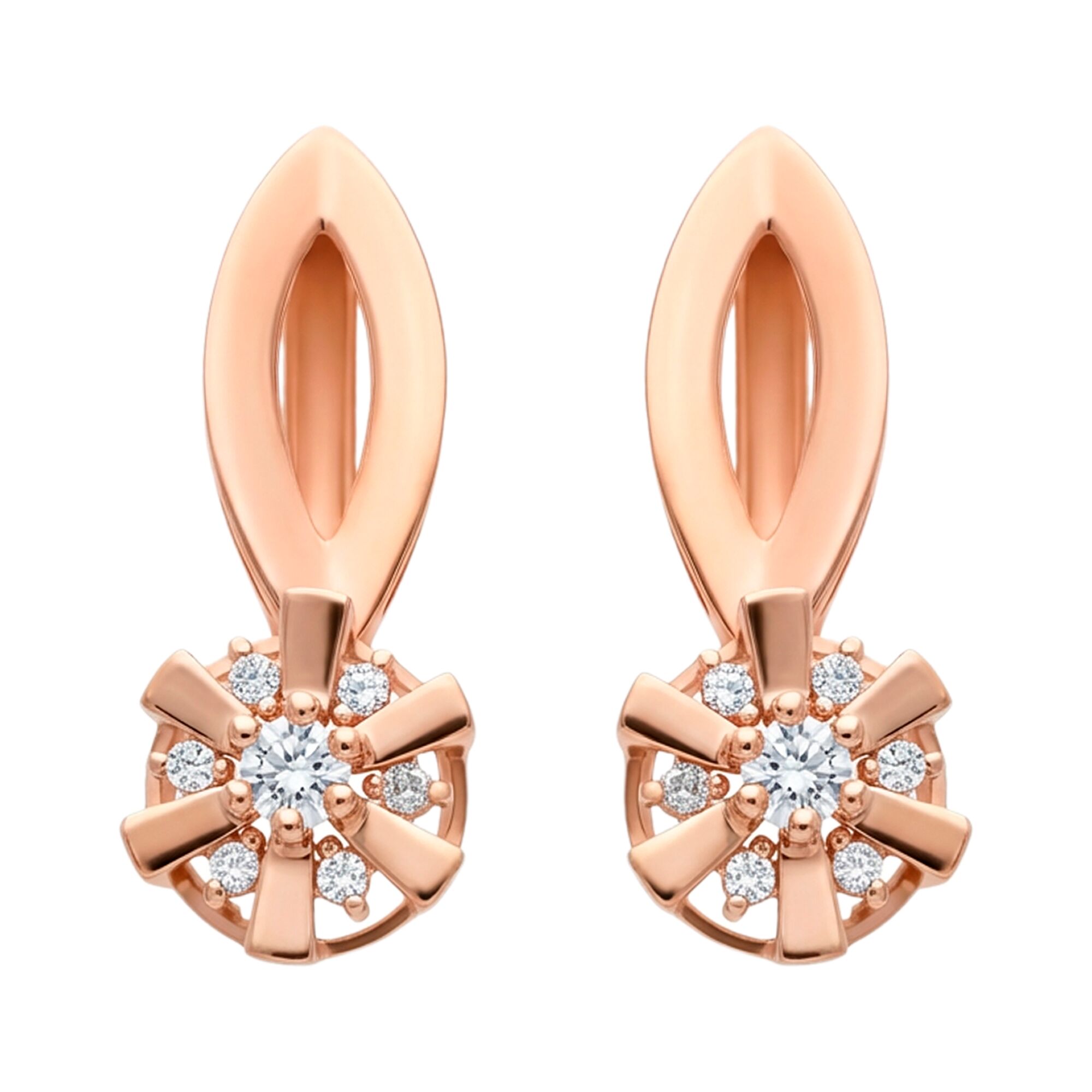 Серьги, золото, 585, 5.49г, 60166 | GoldMarket.kz