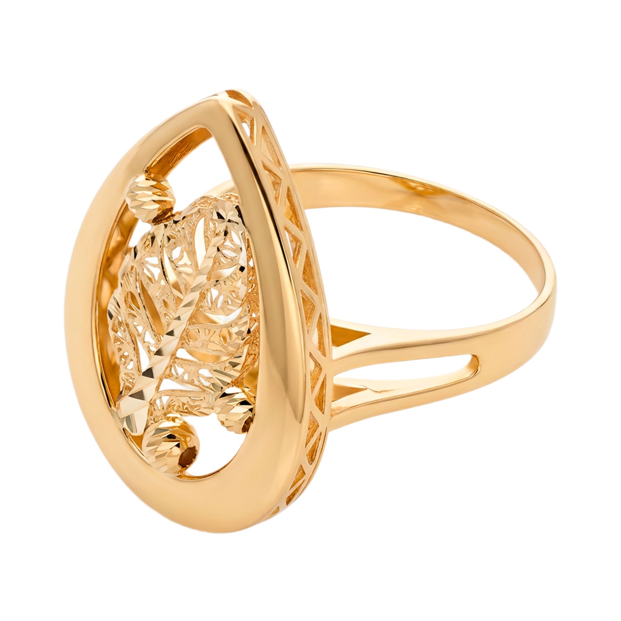 Кольцо, золото, 585, 4.13г, 60170, изображение 2 | GoldMarket.kz