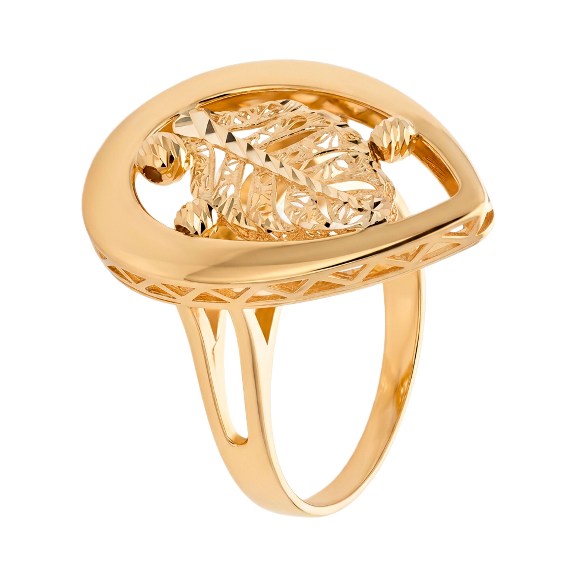 Кольцо, золото, 585, 4.13г, 60170 | GoldMarket.kz