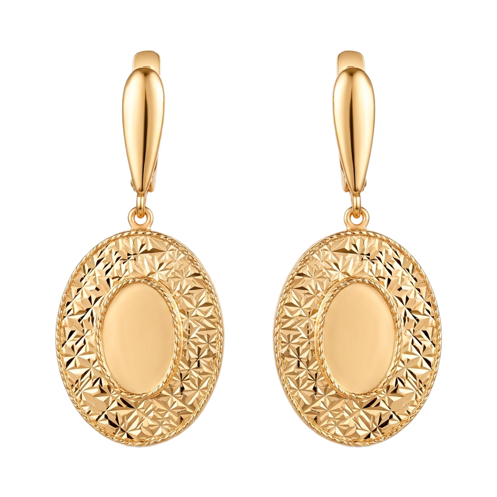 Серьги, золото, 585, 6.8г, 60203 | GoldMarket.kz