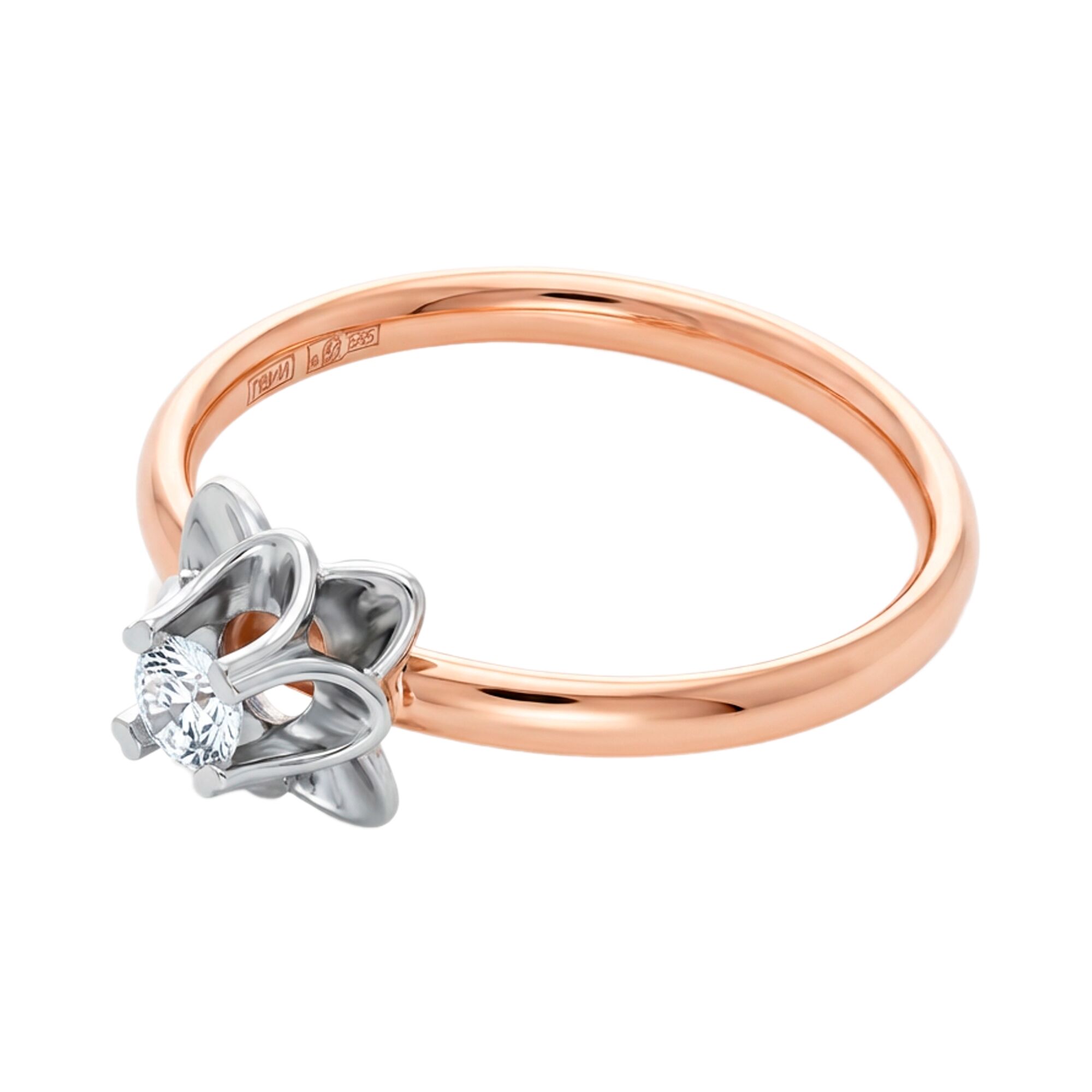 Кольцо, золото, 585, 1.02г, 60215, изображение 2 | GoldMarket.kz