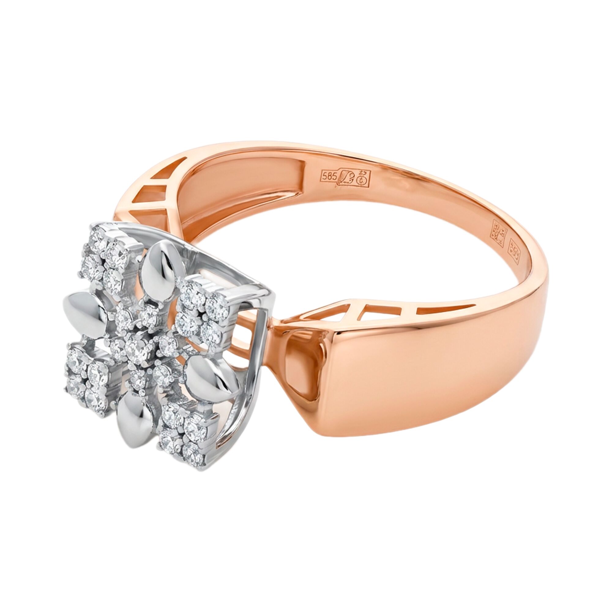 Кольцо, золото, 585, 3.18г, 60218, изображение 2 | GoldMarket.kz