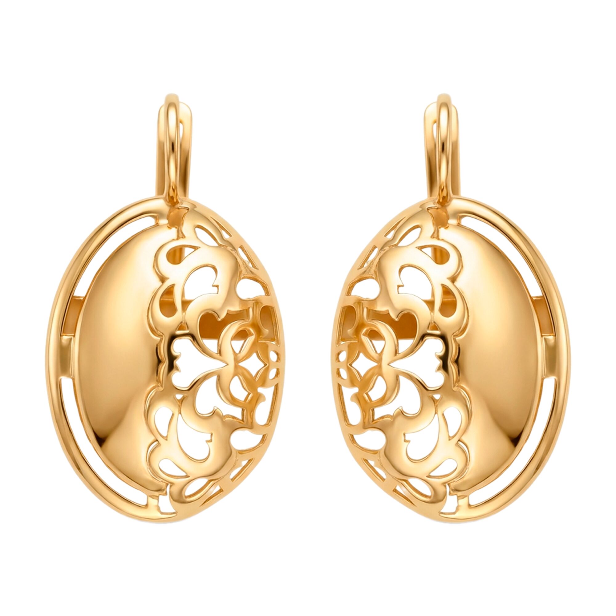 Серьги, золото, 585, 5.71г, 60222 | GoldMarket.kz