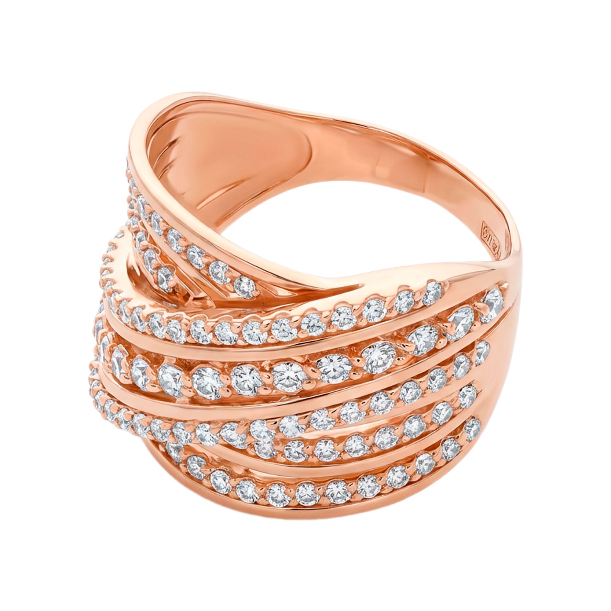 Кольцо, золото, 585, 6.6г, 60229, изображение 2 | GoldMarket.kz