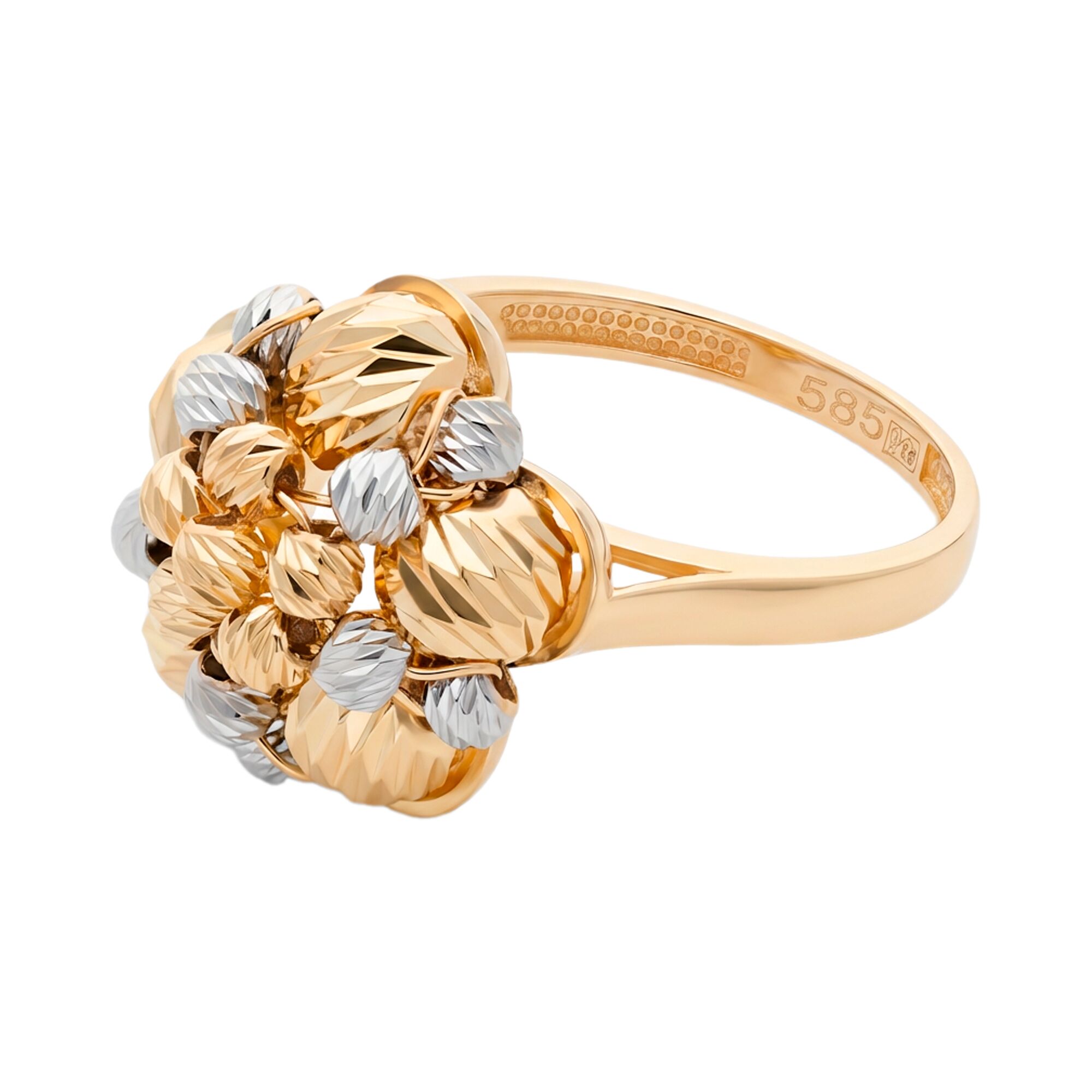 Кольцо, золото, 585, 5.25г, 60243, изображение 2 | GoldMarket.kz