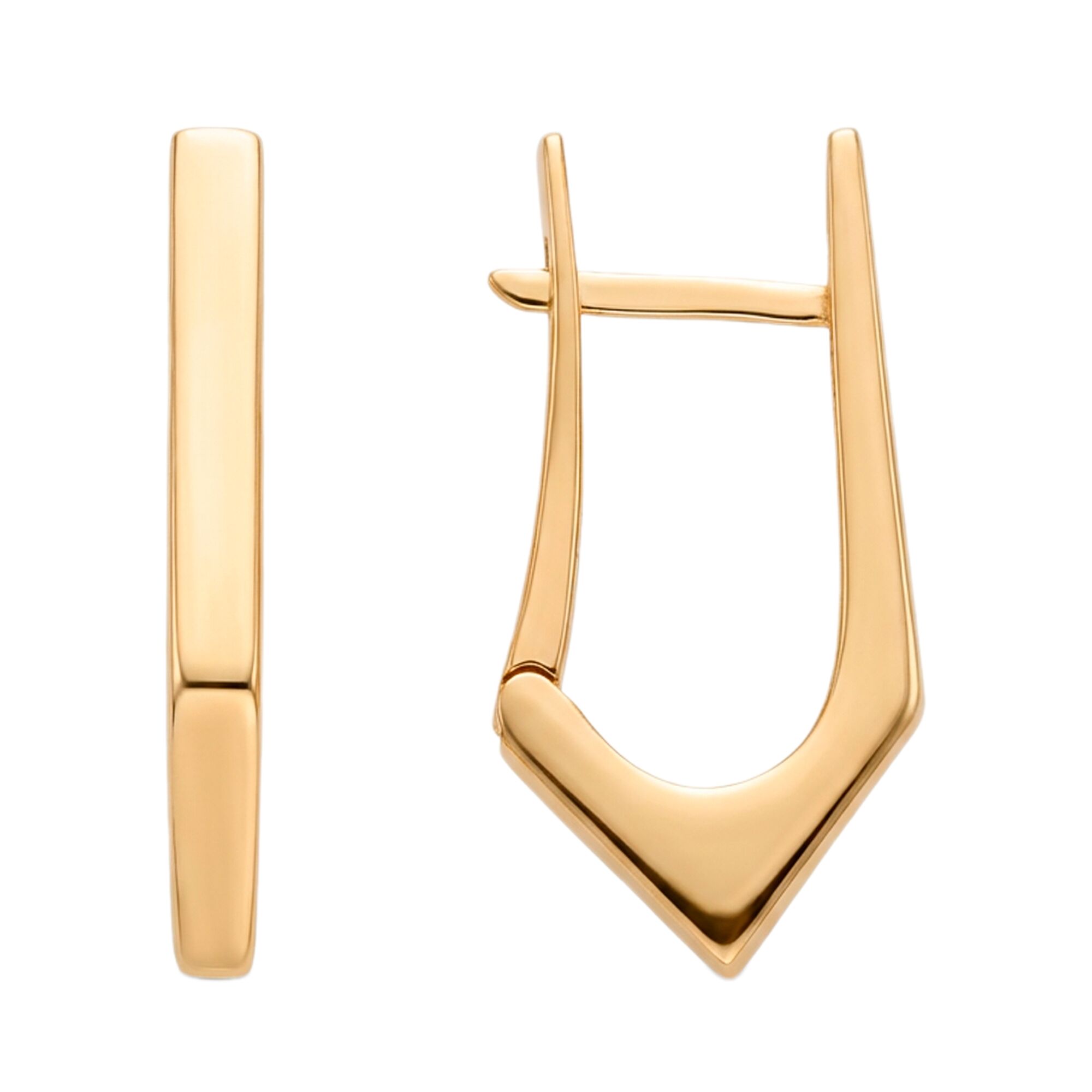 Серьги, золото, 585, 5.47г, 60254, изображение 2 | GoldMarket.kz