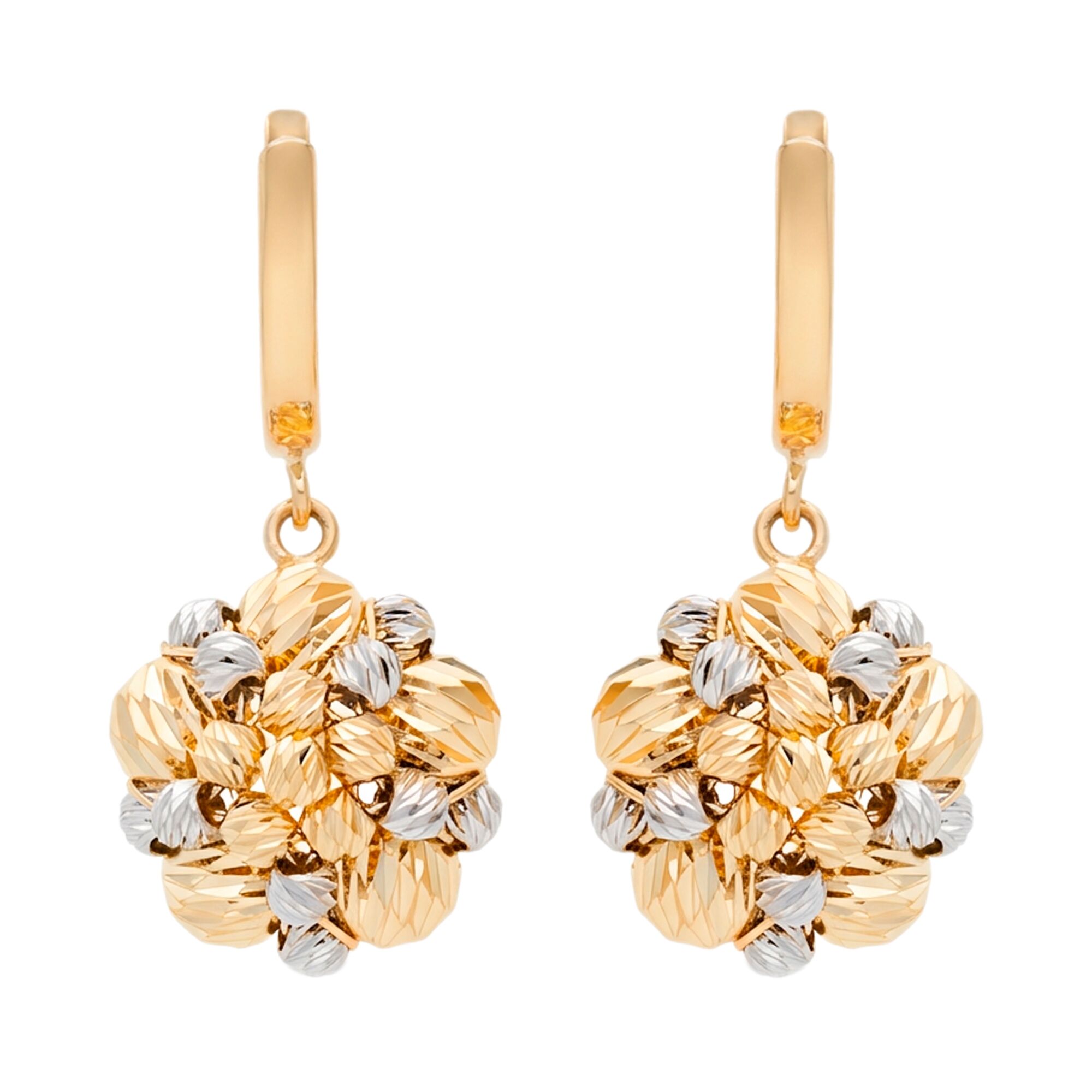 Серьги, золото, 585, 5.87г, 60257 | GoldMarket.kz