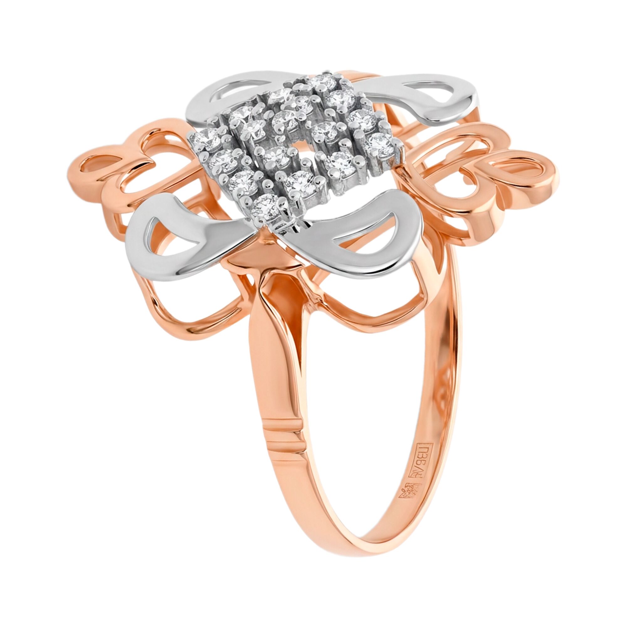 Кольцо, золото, 585, 3.46г, 60287 | GoldMarket.kz