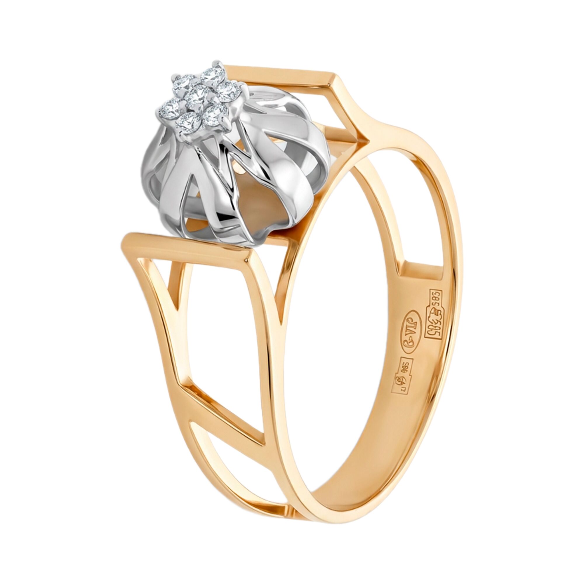 Кольцо, золото, 585, 2.8г, 60294 | GoldMarket.kz