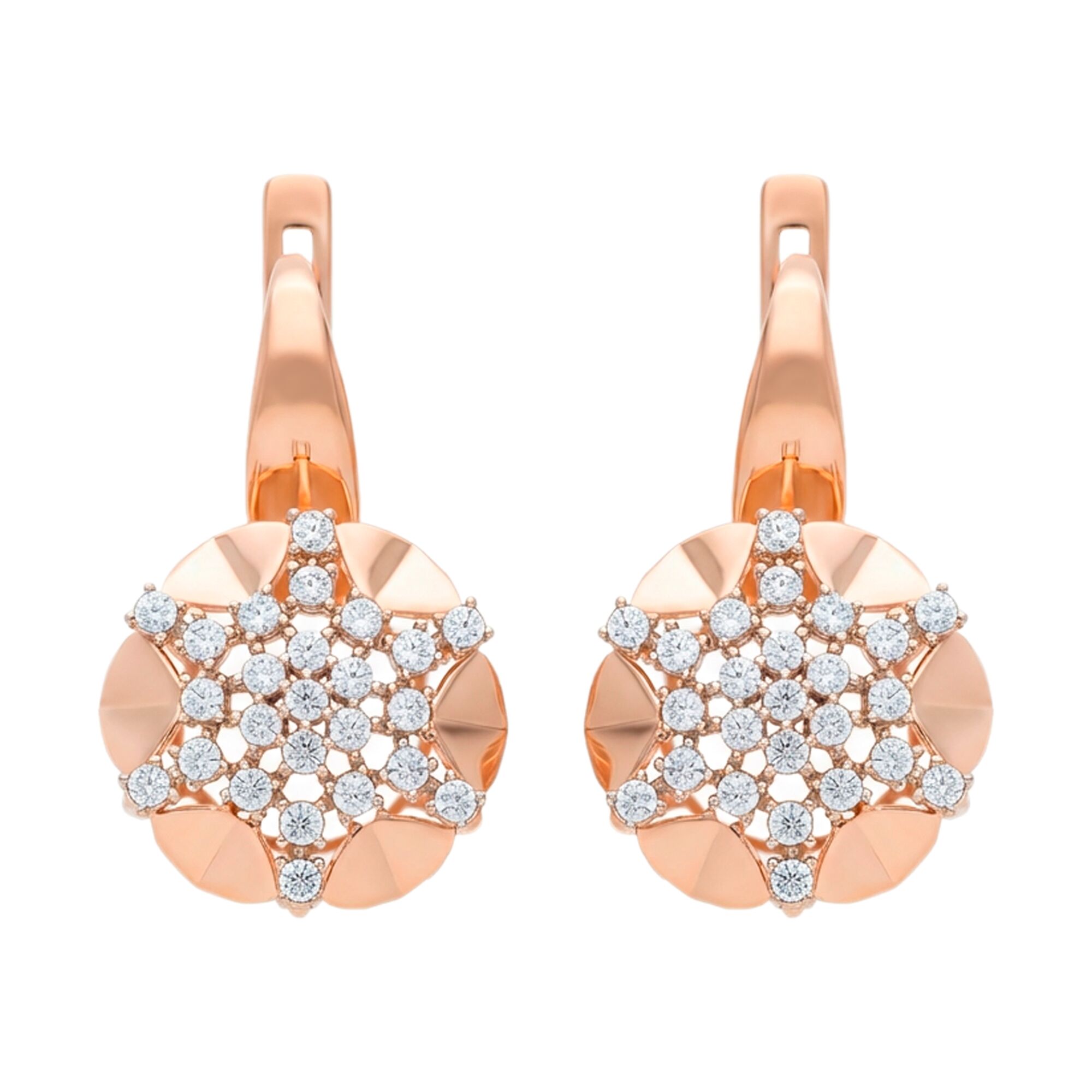 Серьги, золото, 585, 5.73г, 60313 | GoldMarket.kz