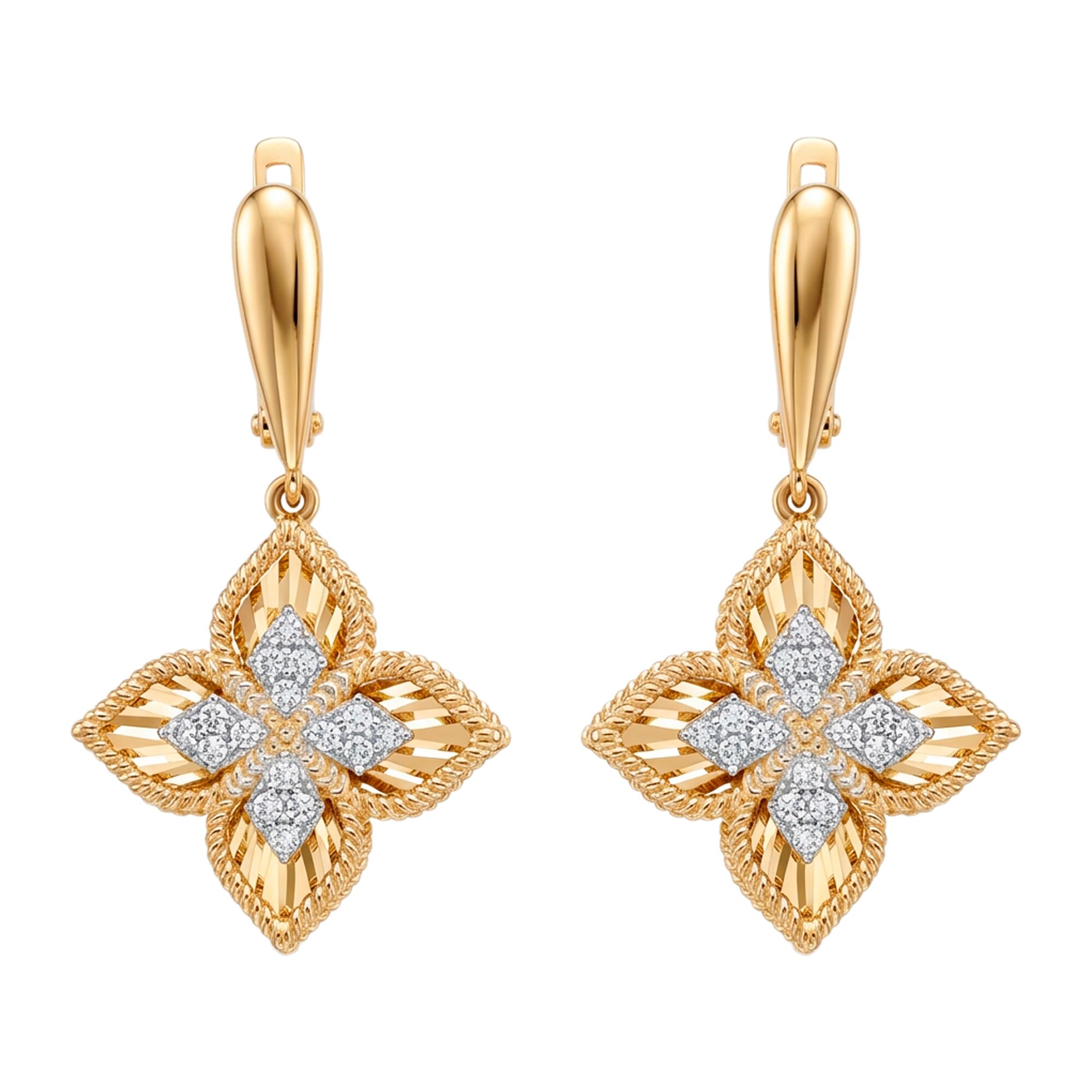 Серьги, золото, 585, 7.09г, 60328 | GoldMarket.kz