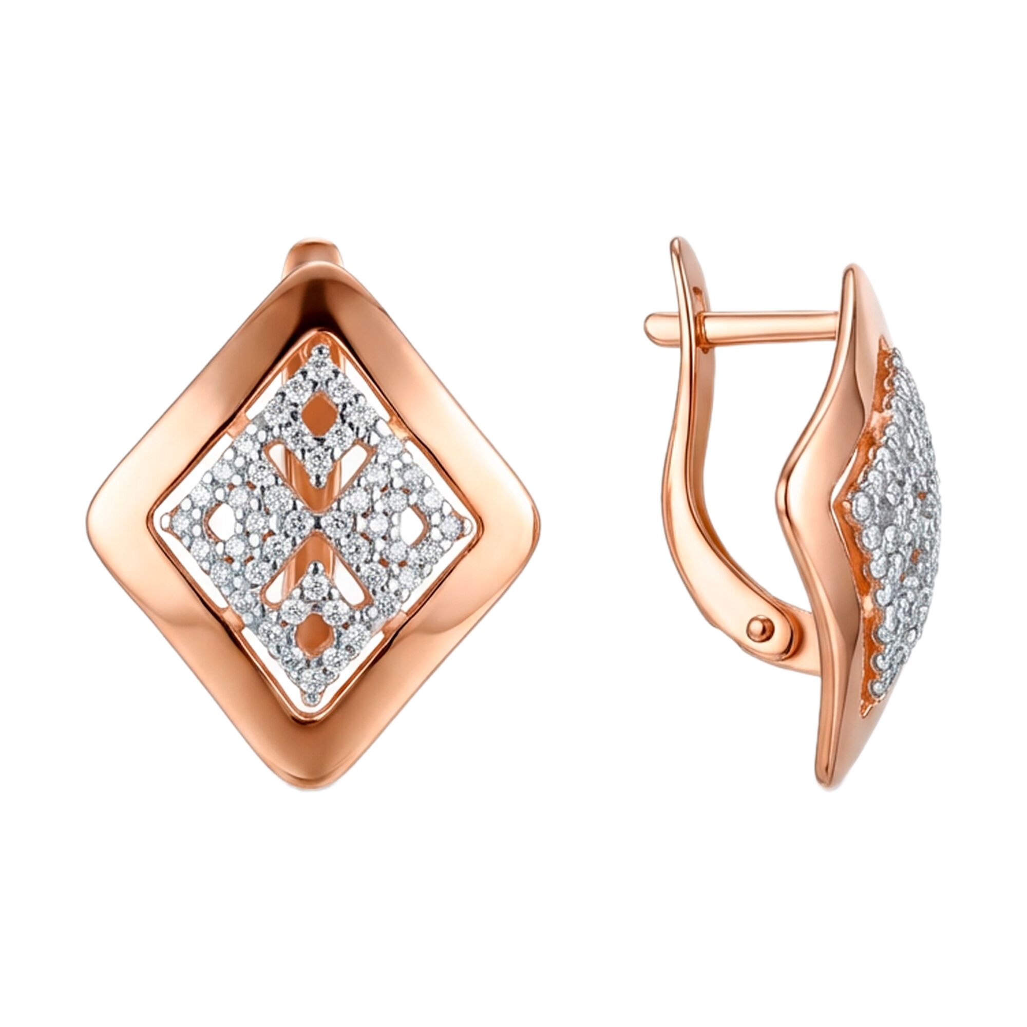 Серьги, золото, 585, 4.57г, 60329, изображение 2 | GoldMarket.kz