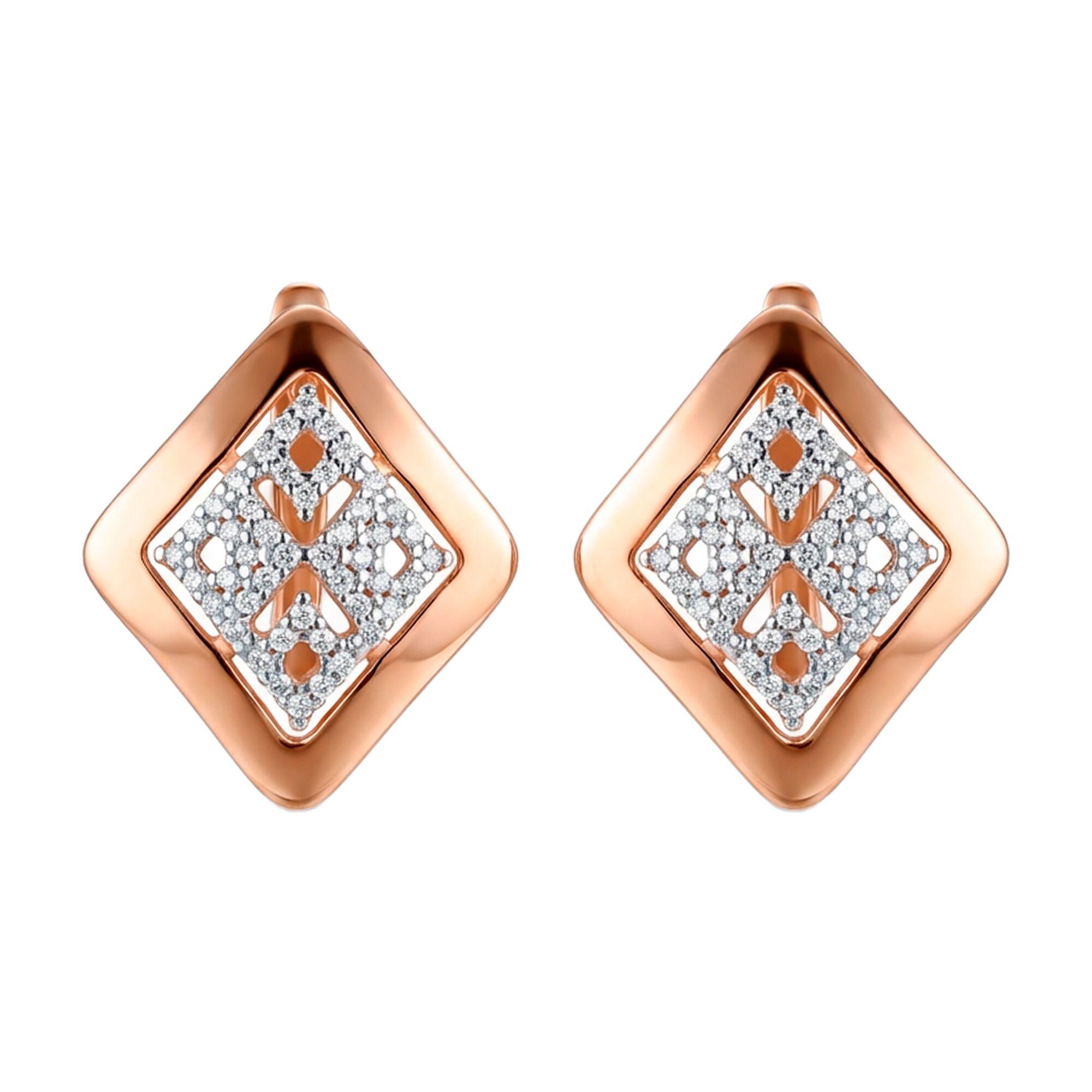 Серьги, золото, 585, 4.57г, 60329 | GoldMarket.kz