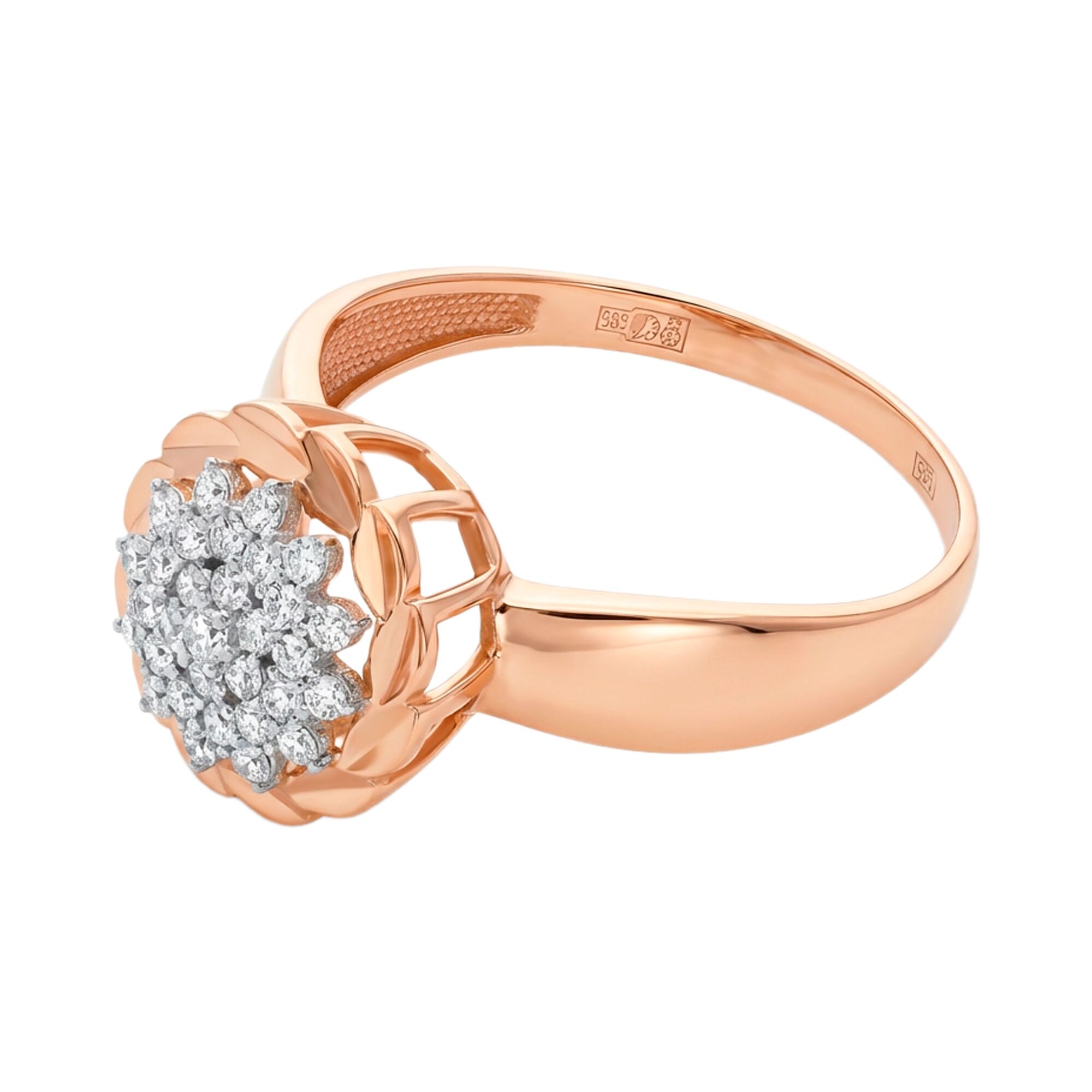 Кольцо, золото, 585, 2.62г, 60338, изображение 2 | GoldMarket.kz