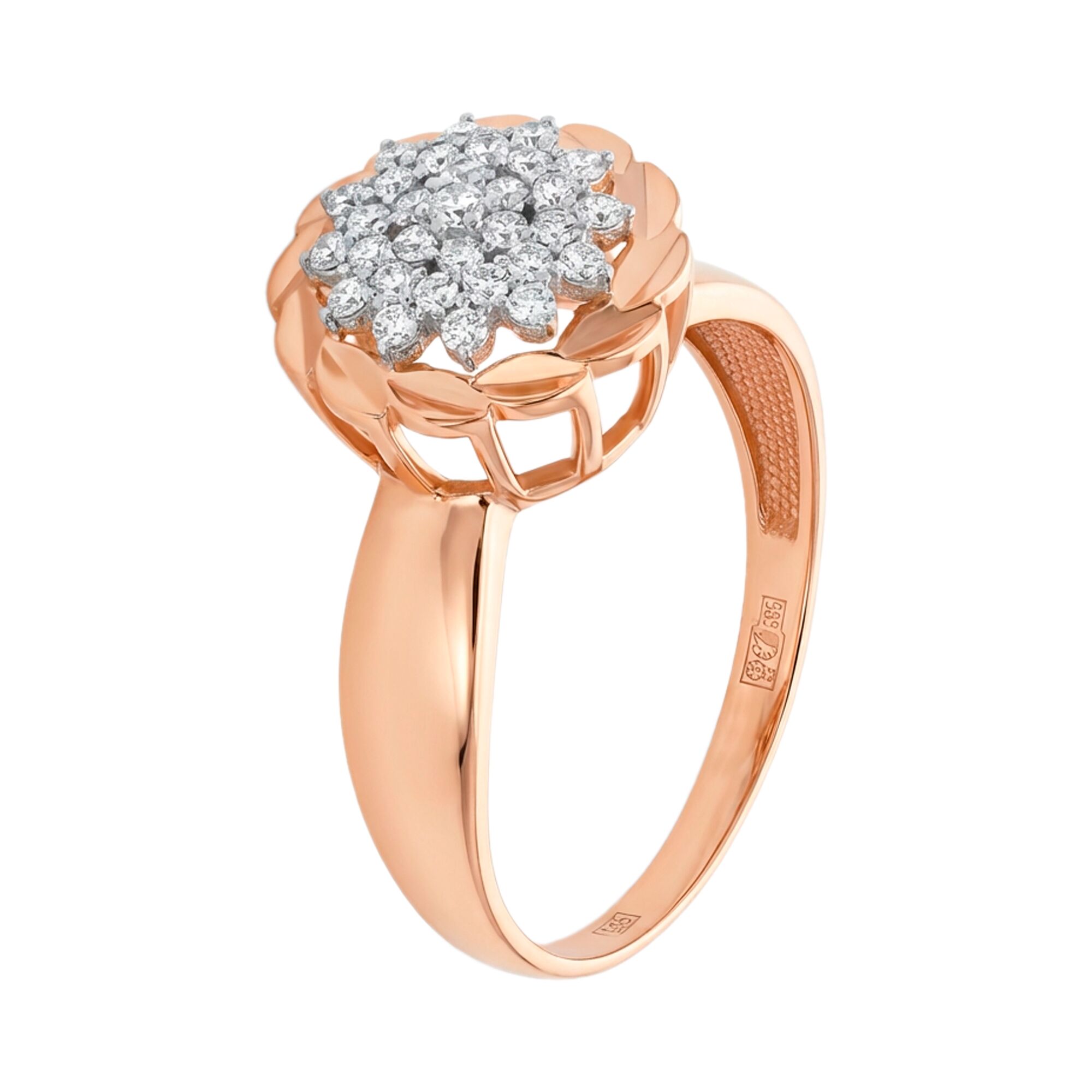 Кольцо, золото, 585, 2.62г, 60338 | GoldMarket.kz