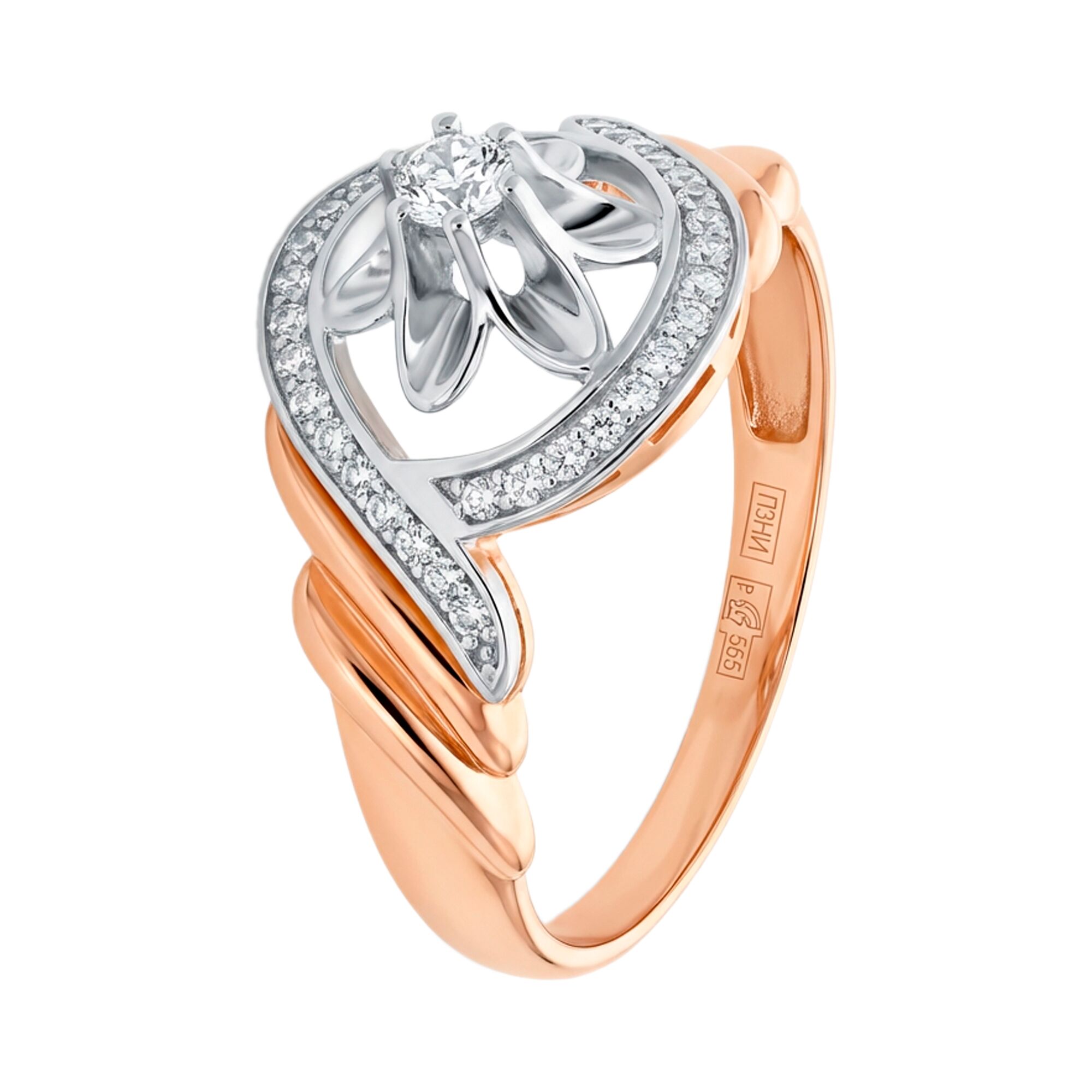 Кольцо, золото, 585, 2.69г, 60380 | GoldMarket.kz