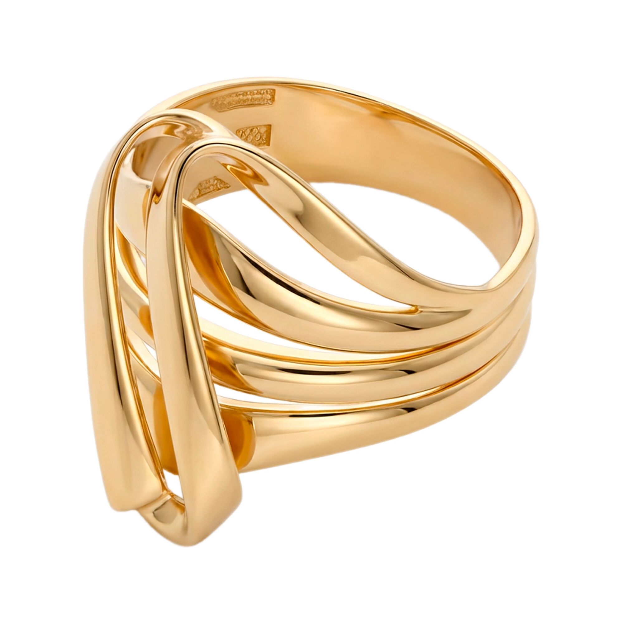 Кольцо, золото, 585, 6.36г, 60389, изображение 2 | GoldMarket.kz