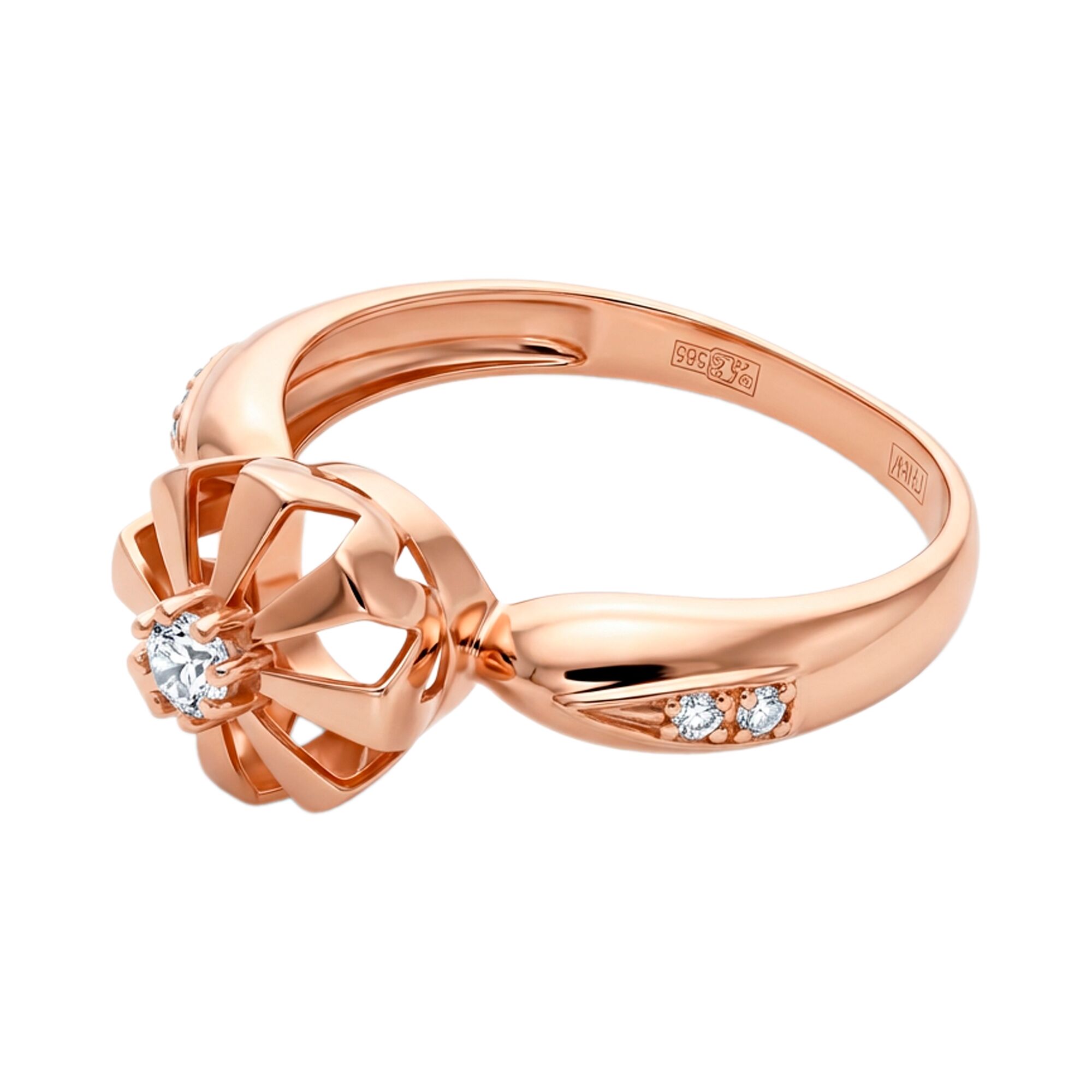 Кольцо, золото, 585, 2.59г, 60392, изображение 2 | GoldMarket.kz