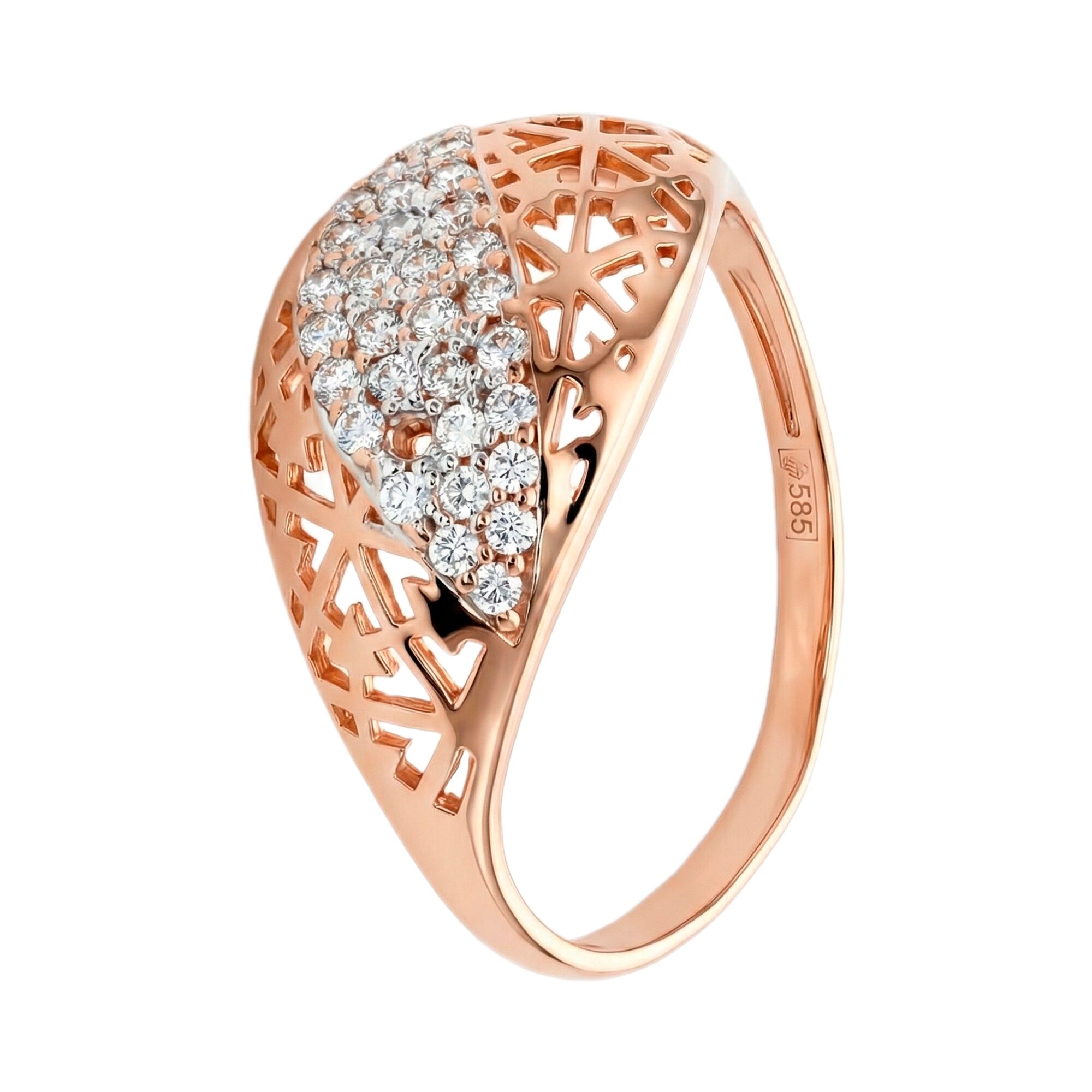 Кольцо, золото, 585, 2.34г, 61076 | GoldMarket.kz