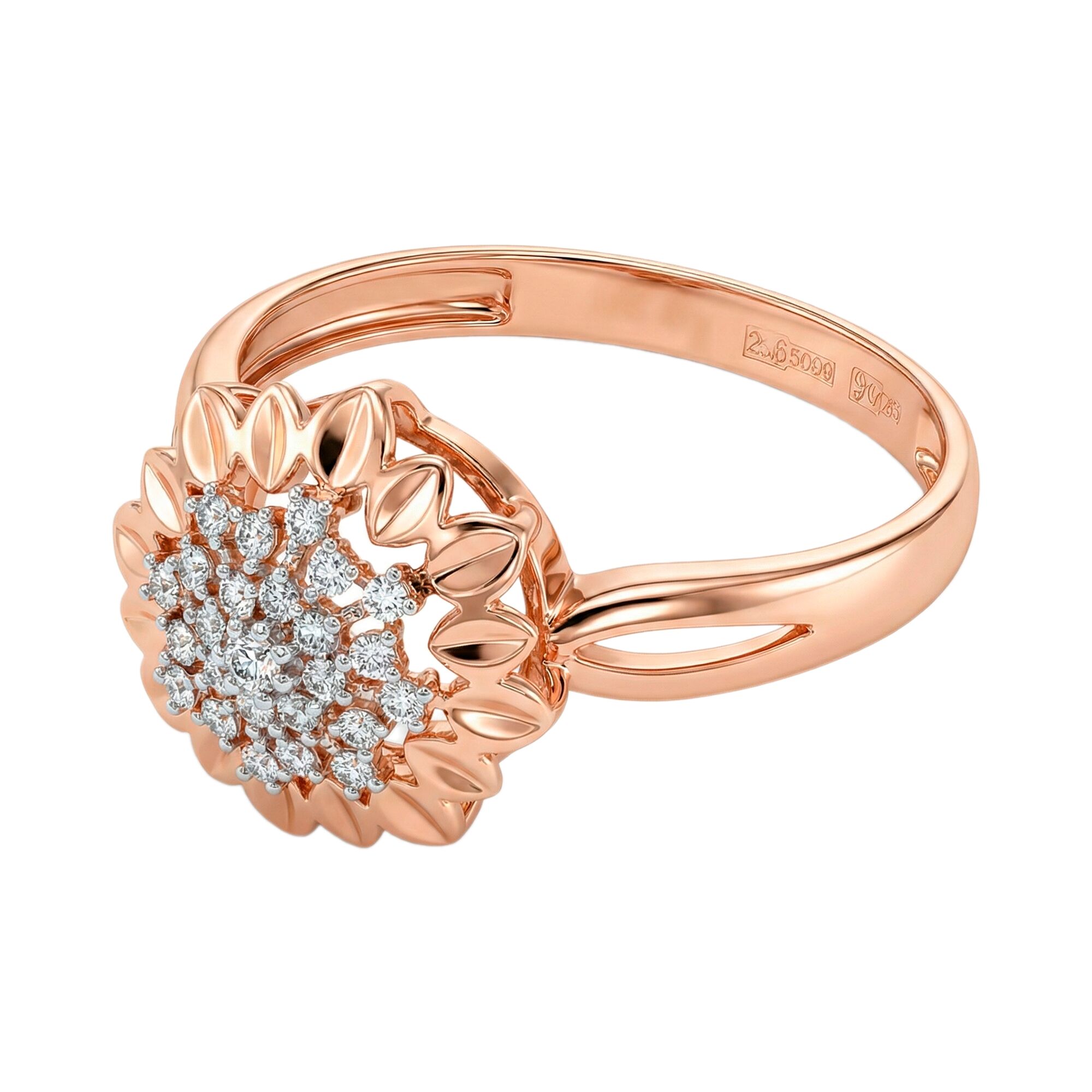 Кольцо, золото, 585, 2.4г, 61115, изображение 2 | GoldMarket.kz