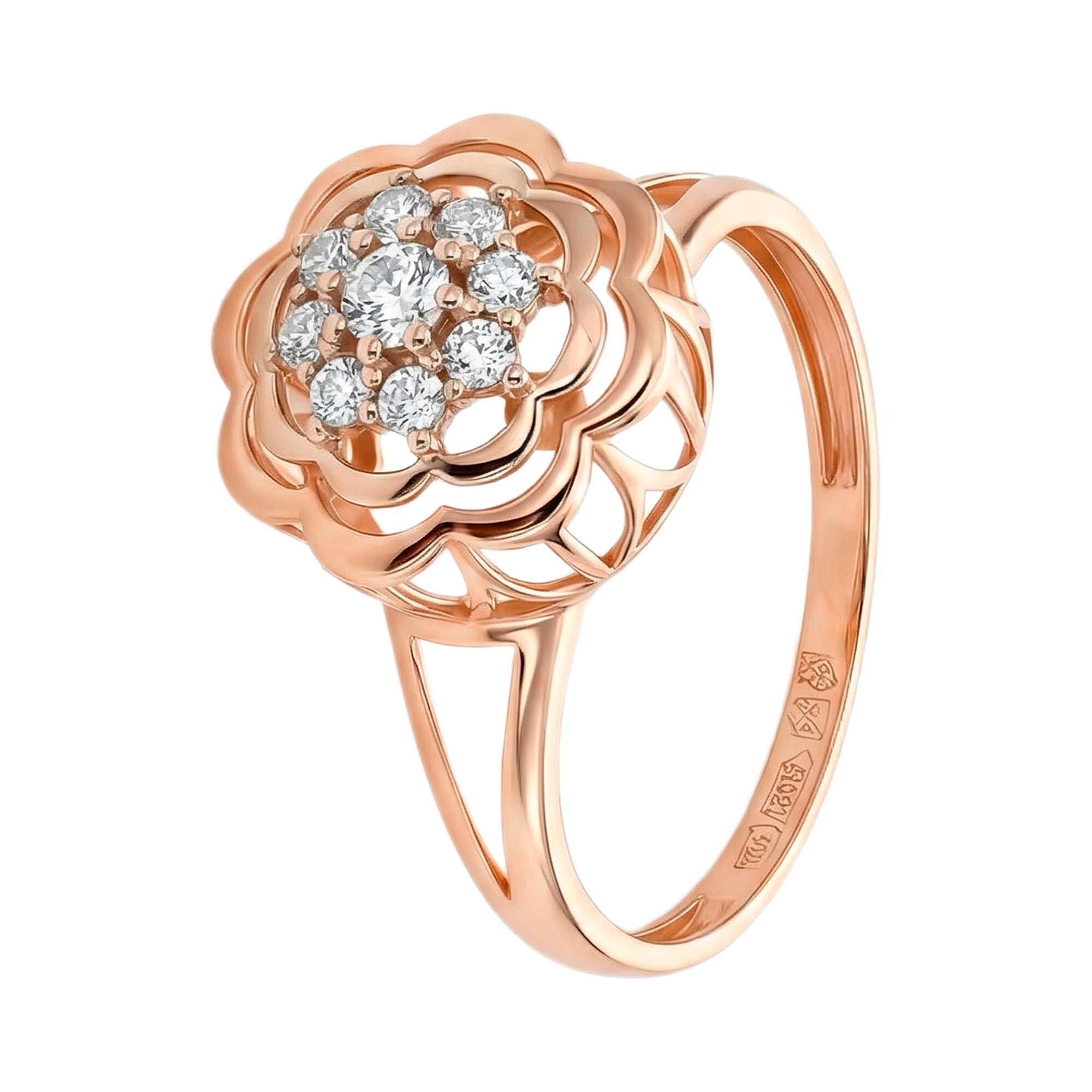 Кольцо, золото, 585, 2.34г, 61158 | GoldMarket.kz