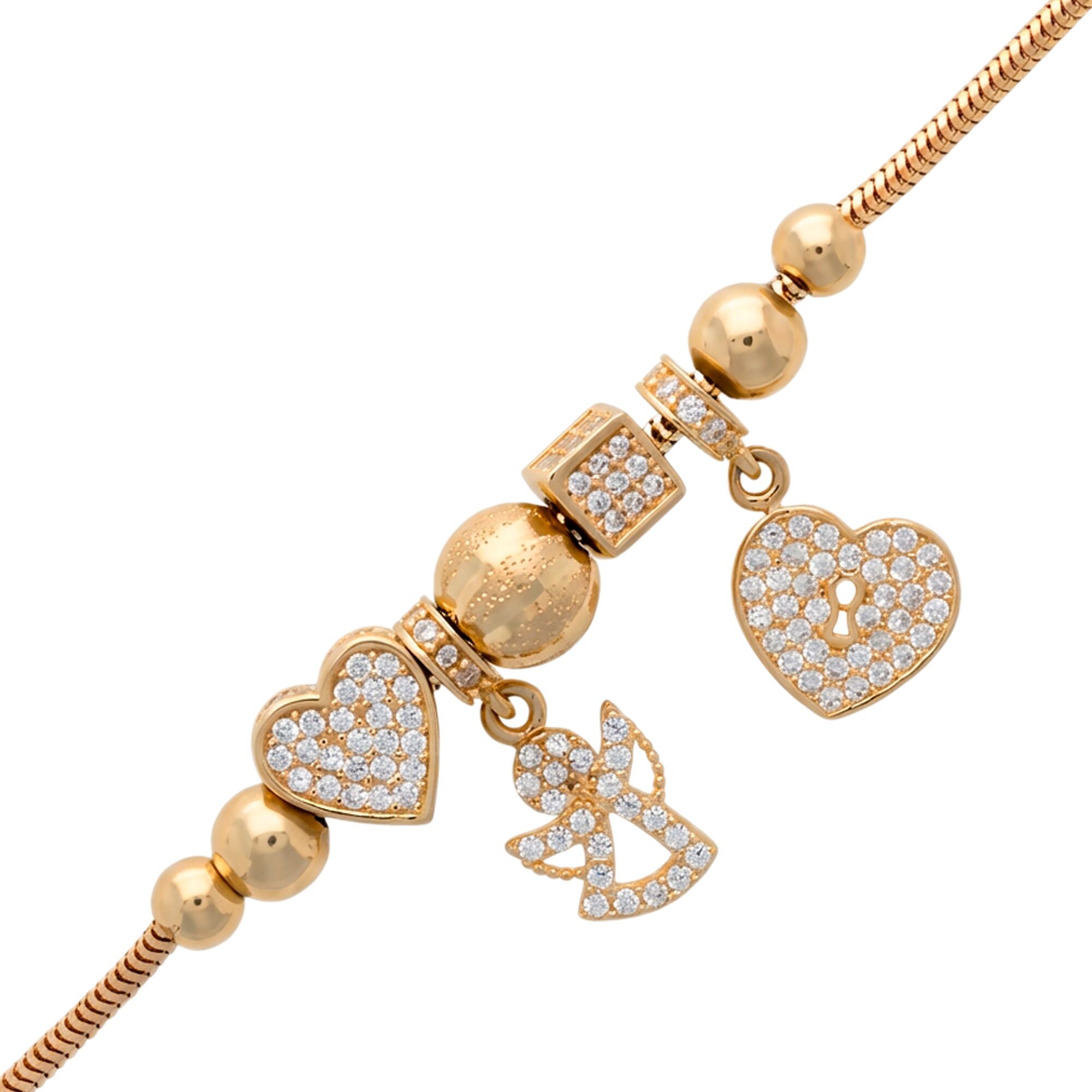 Браслет, золото, 585, 7.06г, 61184 | GoldMarket.kz