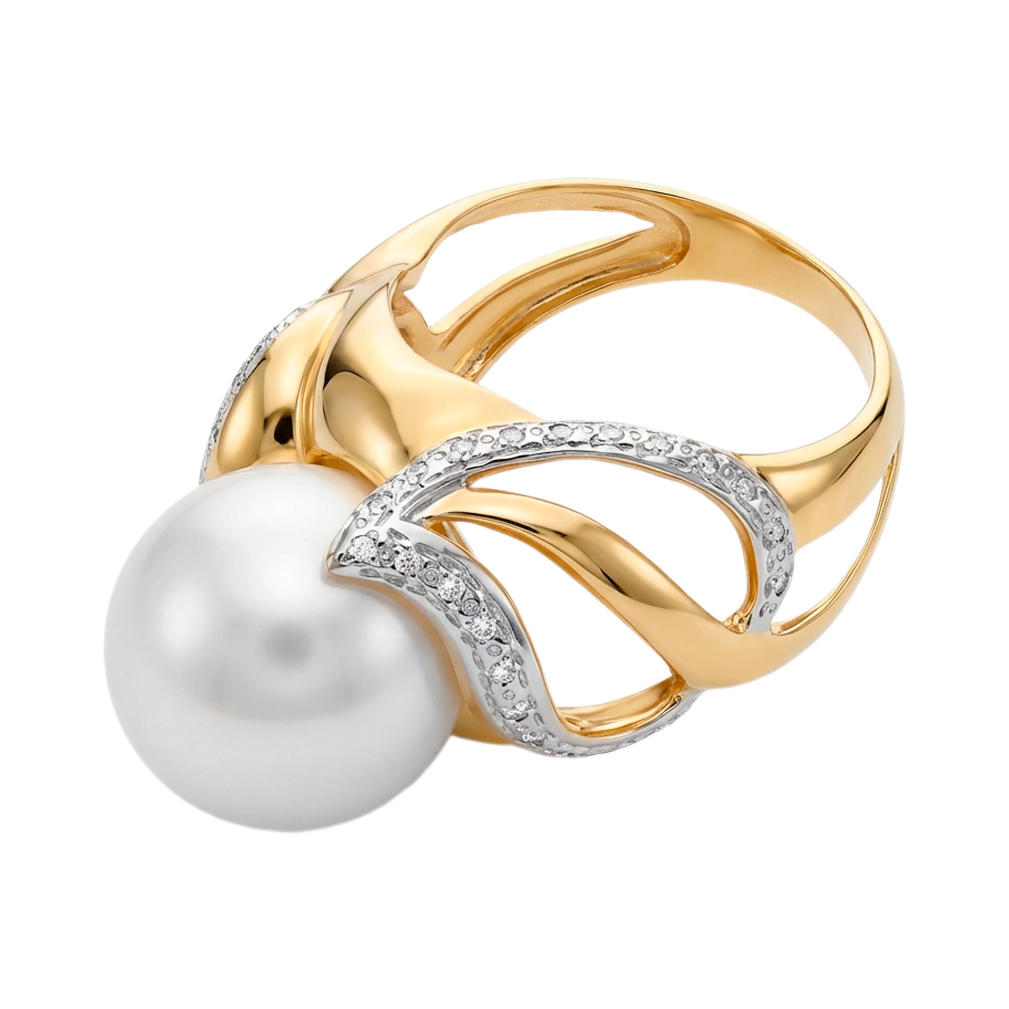 Кольцо, золото, 585, 10.02г, 61207, изображение 2 | GoldMarket.kz