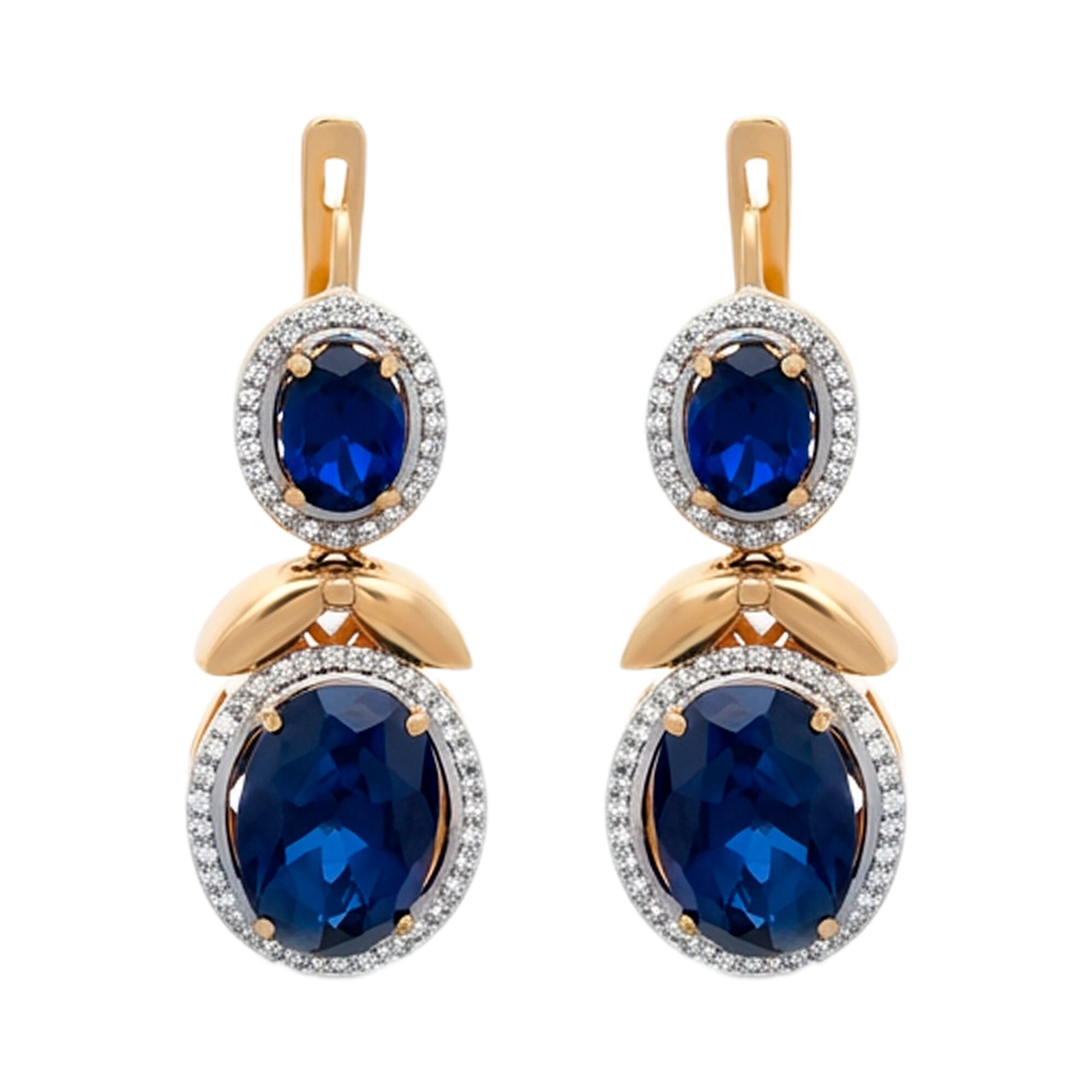 Серьги, золото, 585, 15г, 61230 | GoldMarket.kz