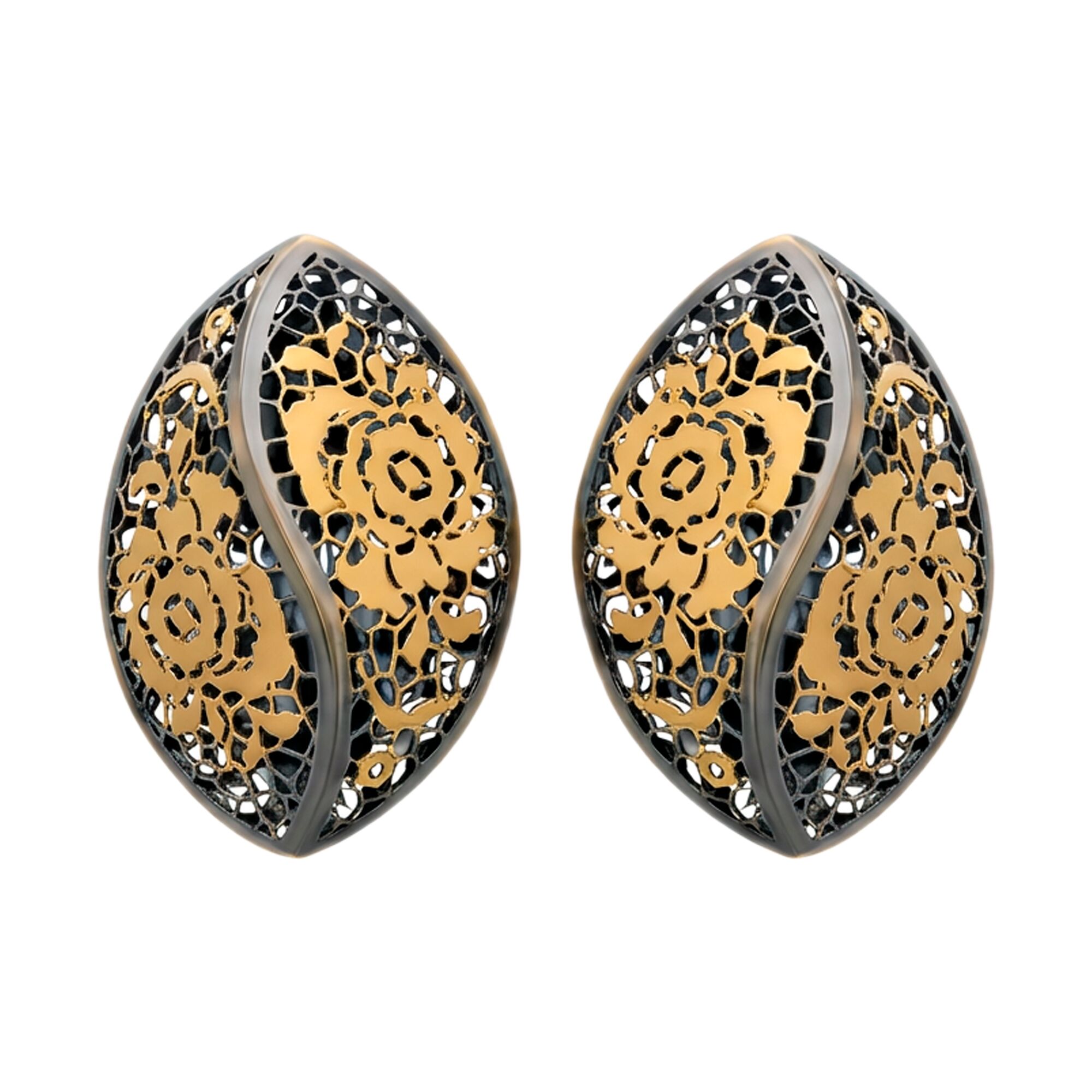 Серьги, золото, 750, 6.52г, 61233 | GoldMarket.kz