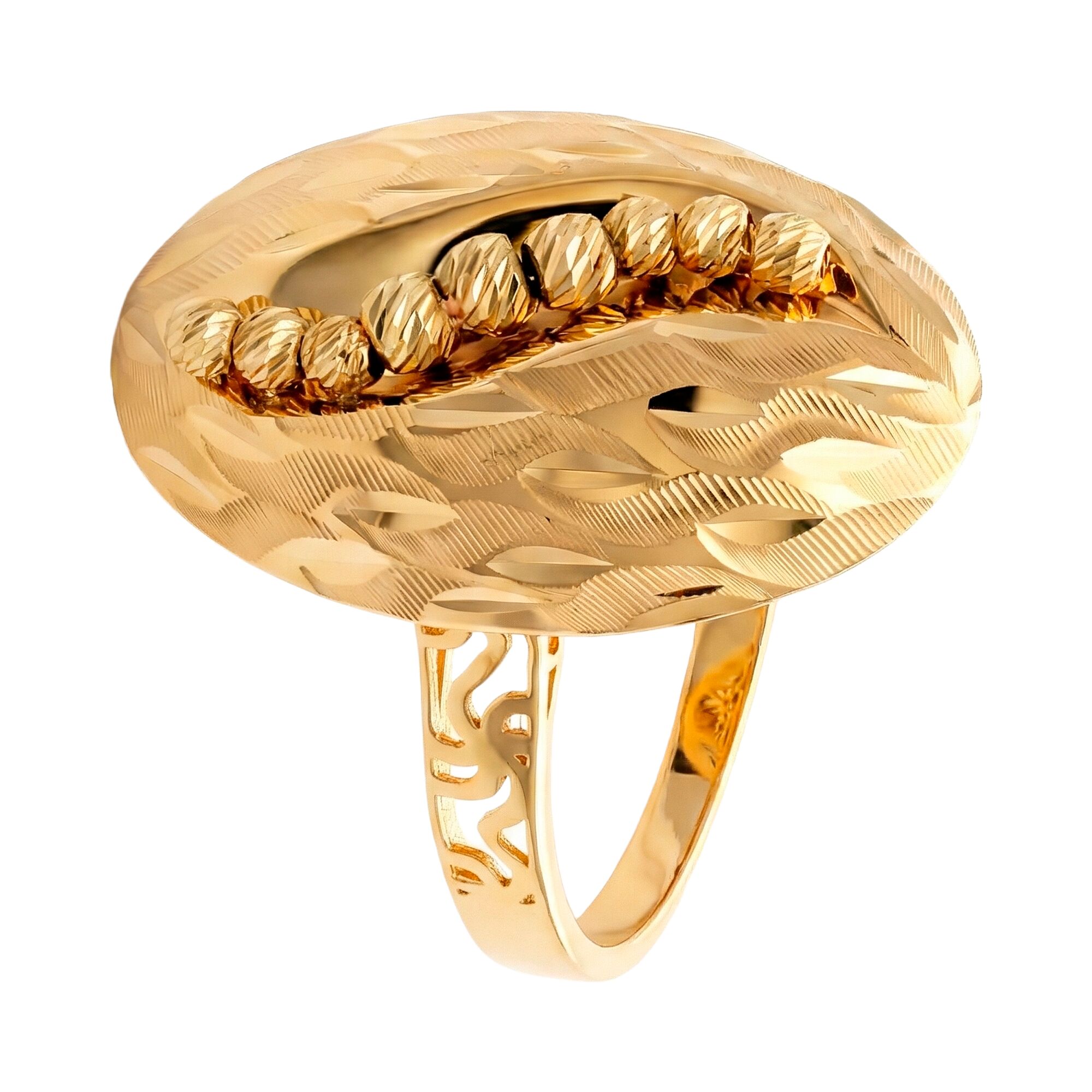 Кольцо, золото, 585, 4.2г, 61273 | GoldMarket.kz