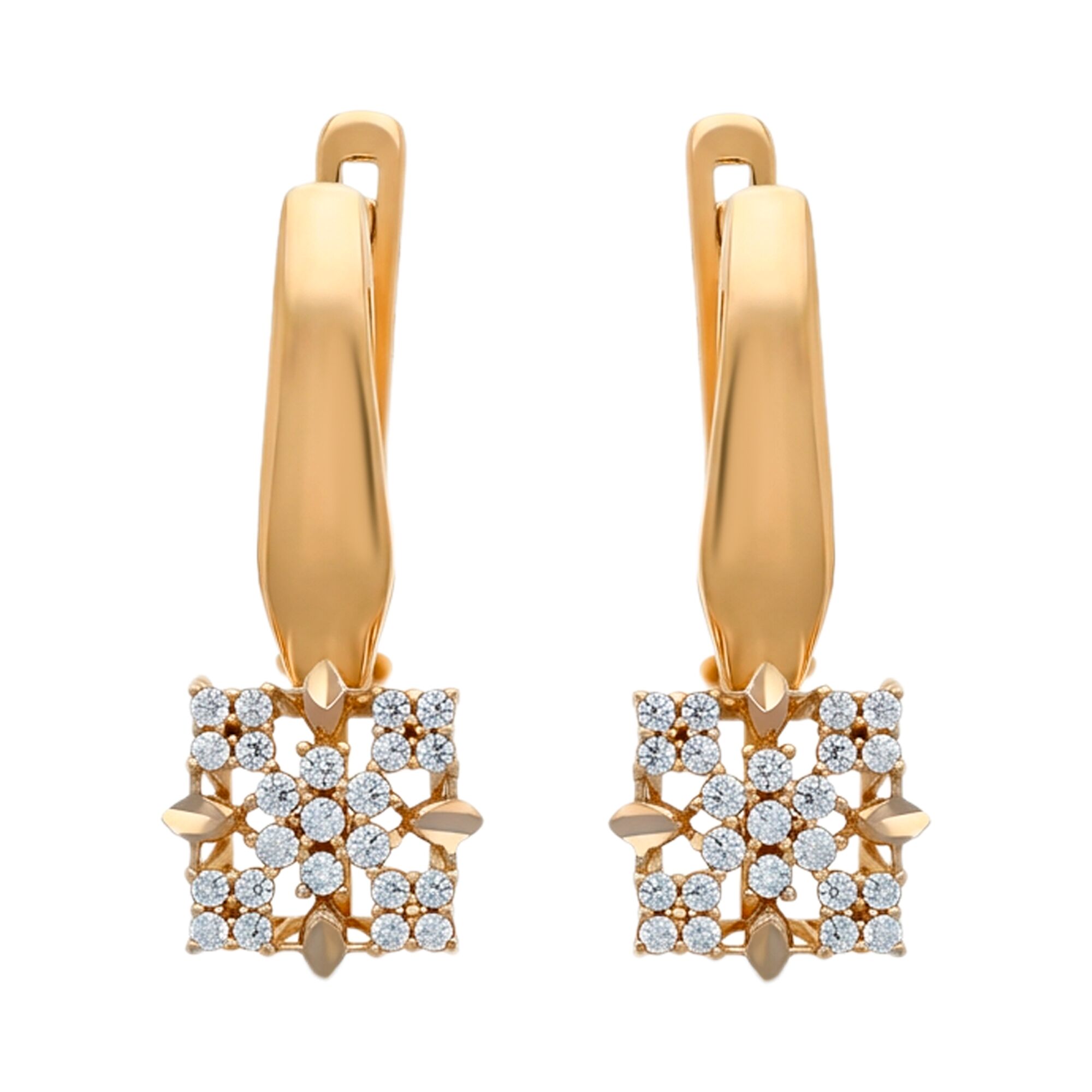 Серьги, золото, 585, 3.97г, 61500 | GoldMarket.kz