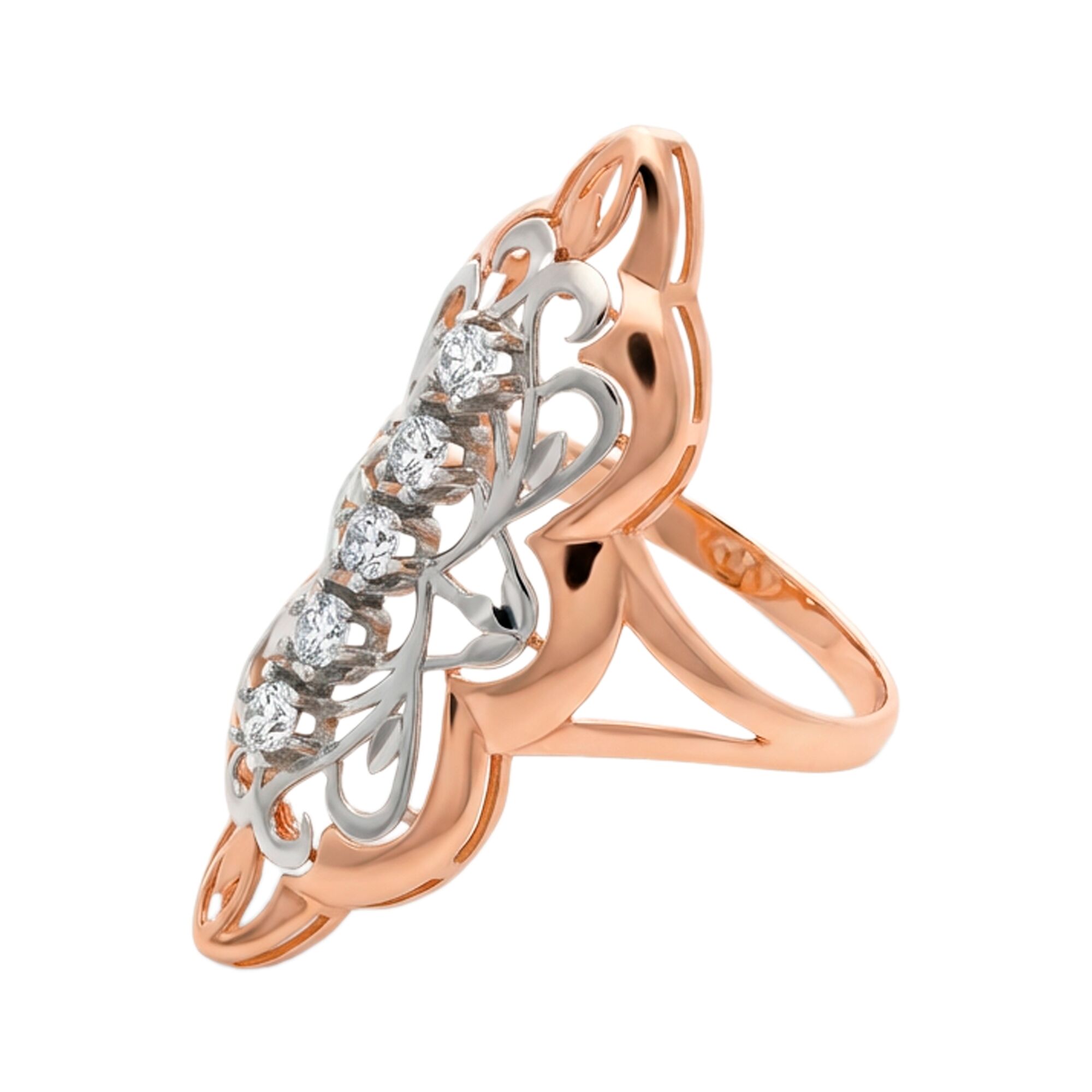 Кольцо, золото, 585, 4.82г, 61552, изображение 2 | GoldMarket.kz